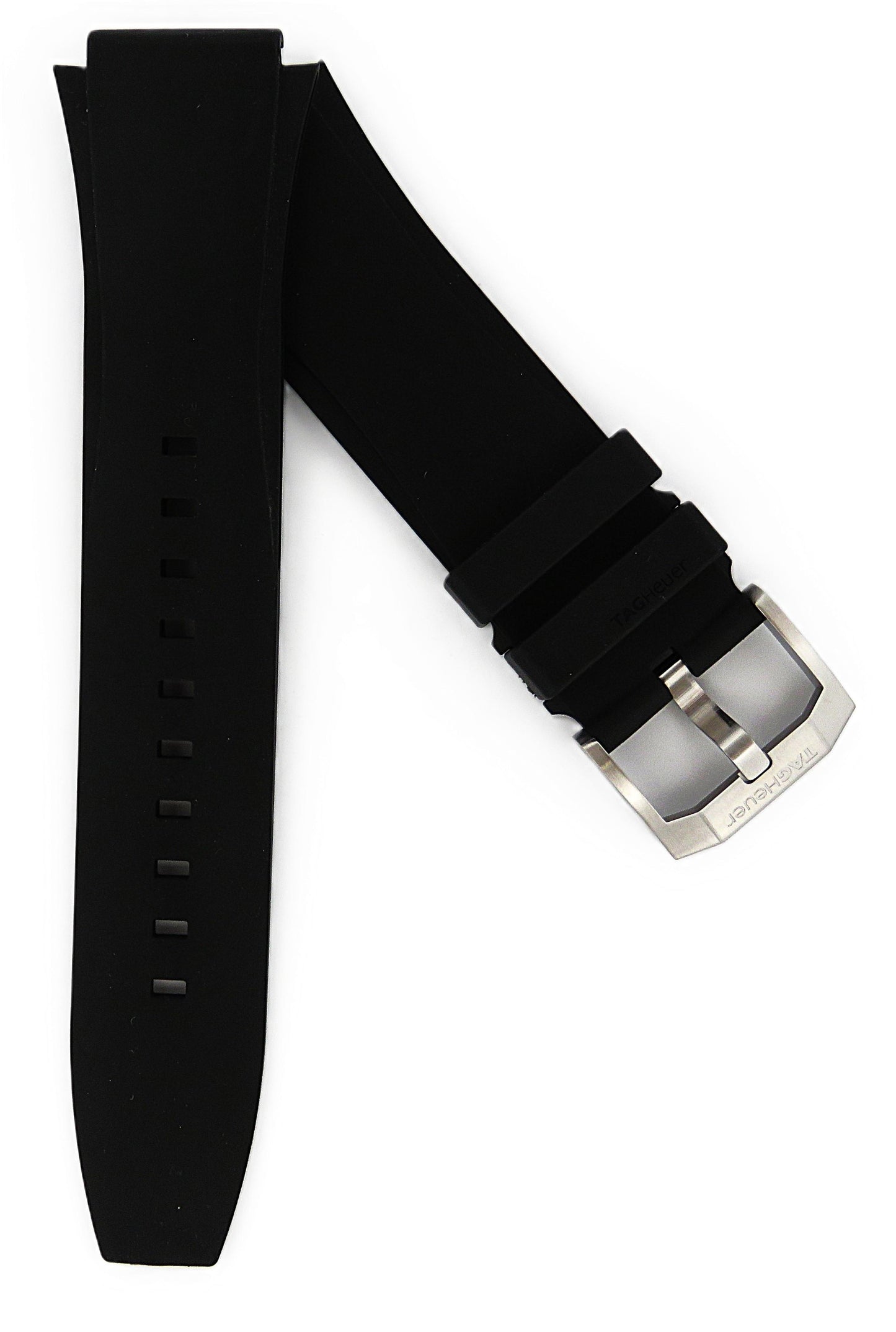 TAG Heuer Formula 1 BT0033 CAZ2082 Rubber strap, black / satin-finished steel tongue buckle 18.5mm - Genuine OEM