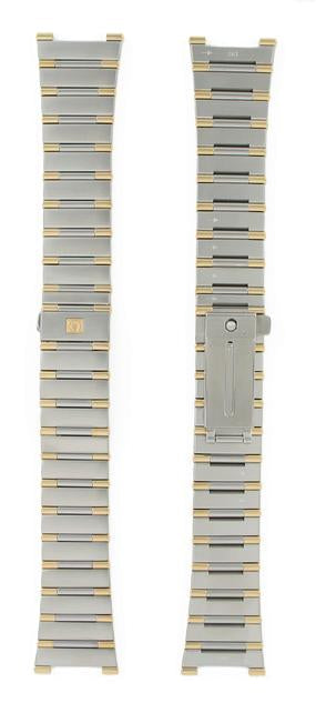 OMEGA Constellation 130.21.000 Bracelet 1551/861 Steel/Yellow Gold 23.2 mm Ref 020DE1551861, 7612882037031 – Genuine OEM