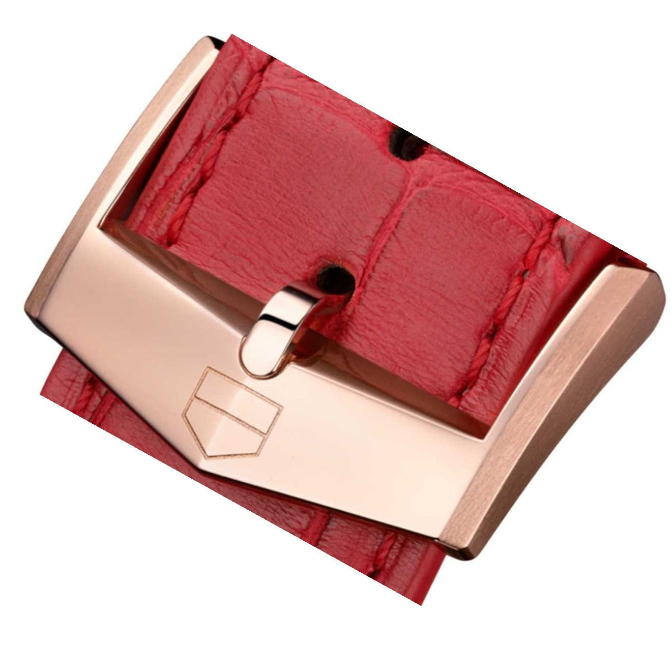 TAG Heuer FC1102 Carrera CBN2041 Satin finished and polished pink gold Buckle 20mm- Genuine OEM
