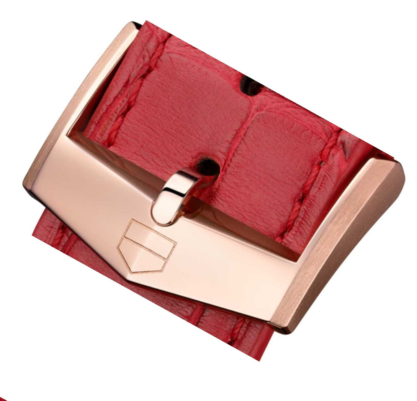 TAG Heuer FC1102 Carrera CBN2041 Satin finished and polished pink gold Buckle 20mm- Genuine OEM
