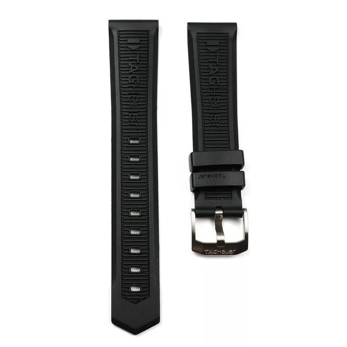 TAG Heuer Formula One F1 BT0714 Black Rubber Strap 20mm - Genuine OEM