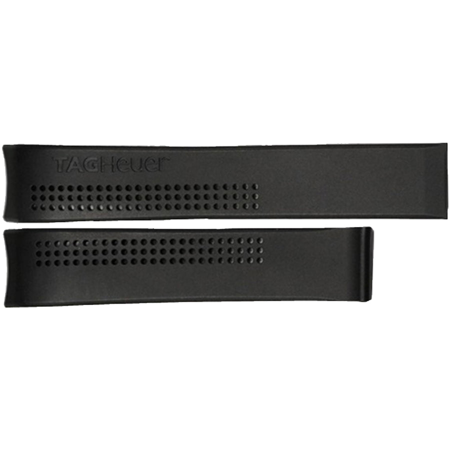 TAG Heuer Carrera Calibre S FT6012 CV7A10 Black Rubber Strap 22mm - Genuine OEM