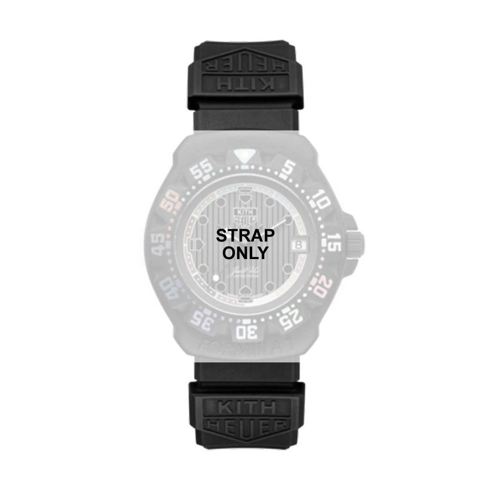 TAG Heuer Formula 1 Kith BT0005 Black Plastic Strap - Genuine OEM