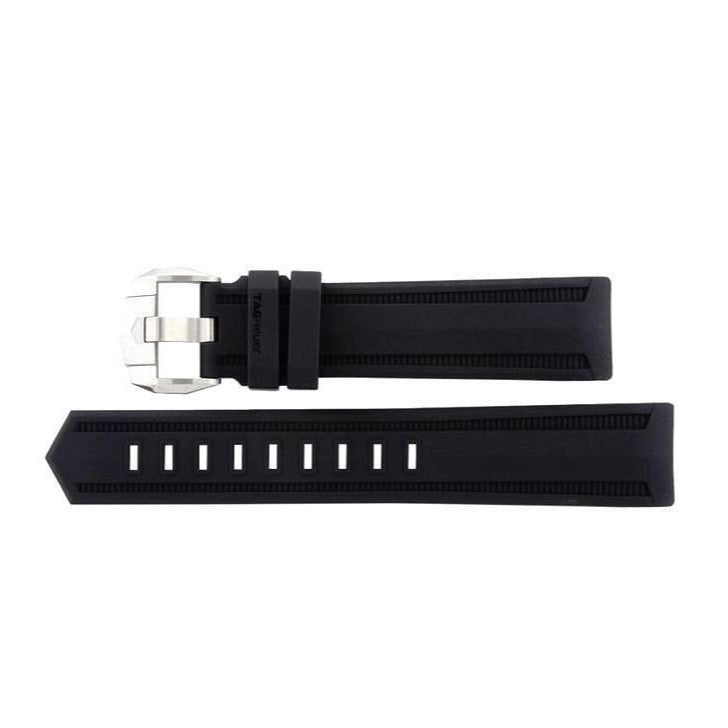 TAG Heuer BT0720 Aquaracer Black Rubber Strap 21mm - Genuine OEM