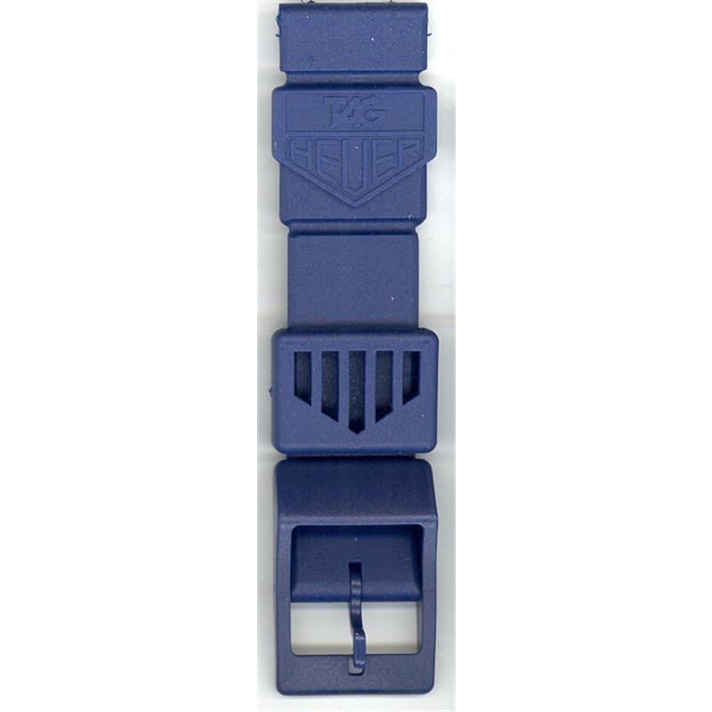 TAG Heuer Formula 1 BS0479 Dark Blue Plastic Strap 15mm - Genuine OEM