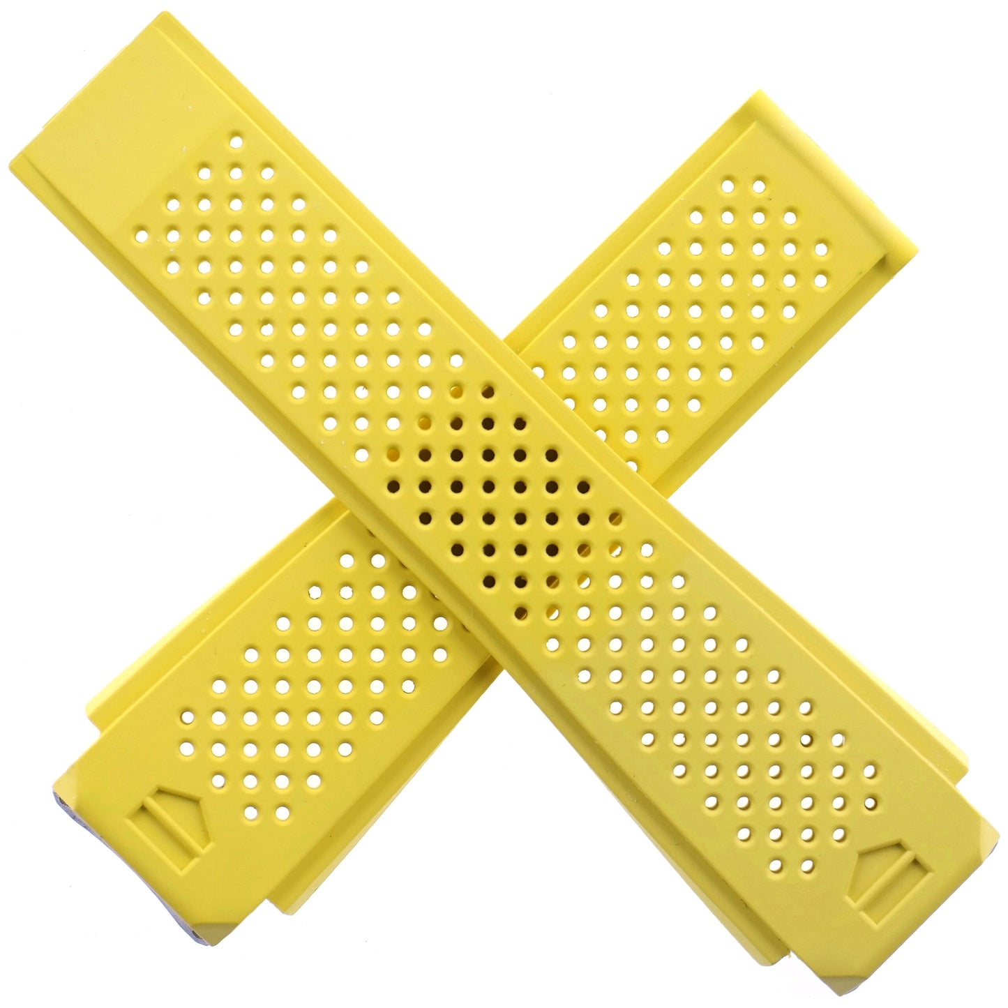 TAG Heuer Connected II Modular 45 FT6082 SBF8A5000 Yellow Rubber Strap 22mm - Genuine OEM