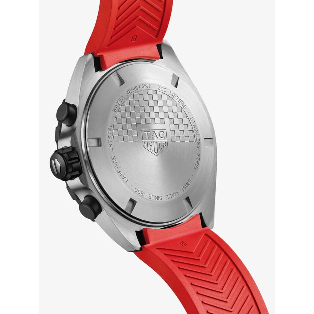 TAG Heuer Formula 1 F1 CAZ101AN BT0744 FT8055 Red Rubber Strap with Buckle 21.5mm - Genuine OEM