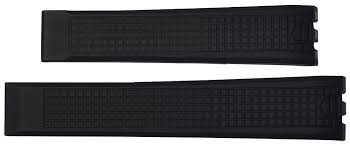 TAG Heuer FT6015 WAJ1110 Aquaracer Black Rubber Strap 21mm - Genuine OEM