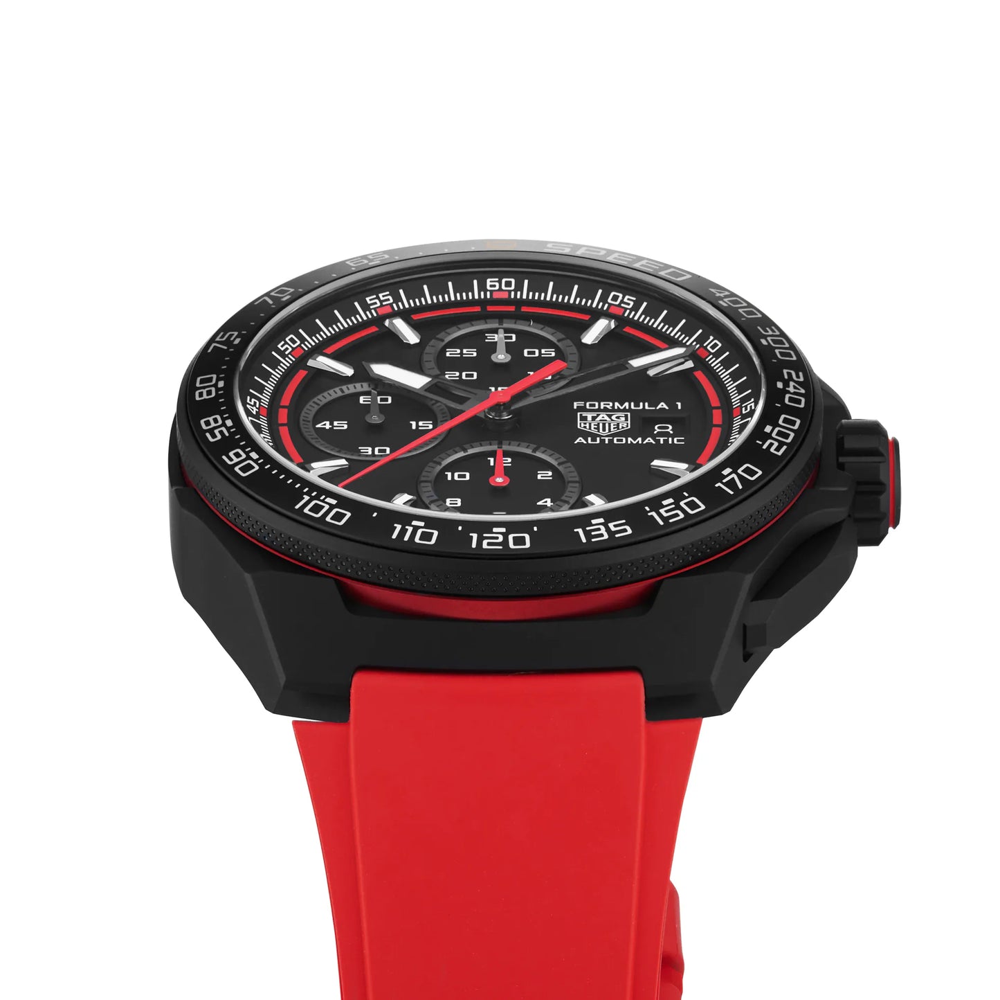 TAG Heuer Formula 1 Chronograph FT8093 Red Rubber Strap 18.5mm - Genuine OEM