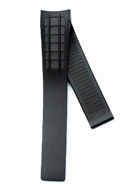 TAG Heuer SLR FT6009 CAG2111 Black Rubber Strap 22mm - Genuine OEM