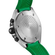 TAG Heuer Formula 1 F1 CAZ101AP BT0745 FT8056 Green Rubber Strap with Buckle 21.5mm - Genuine OEM