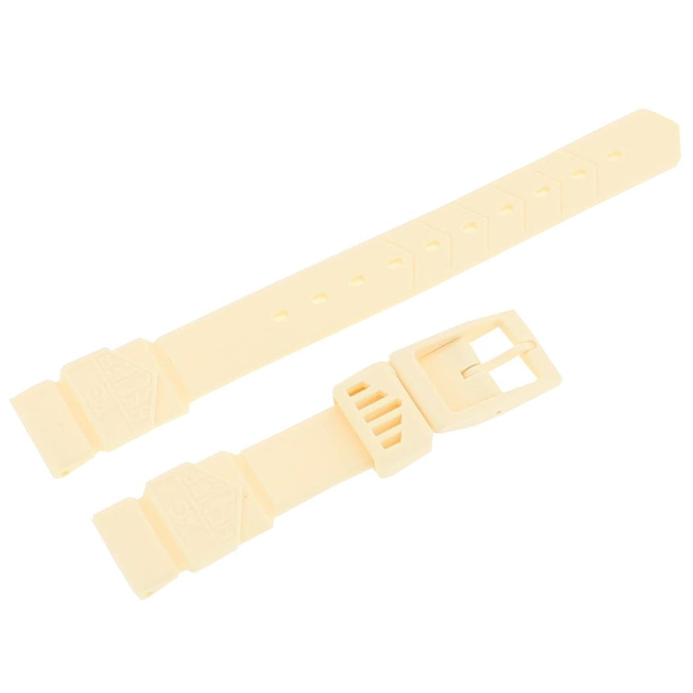 TAG Heuer Formula 1 BS0490 Ivory Plastic Strap 15mm - WA1461, 361.508, 361508 Genuine OEM