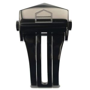 TAG Heuer FC5079 Carrera WBG1313 Polished black PVD Deployment Clasp / Folding Buckle 18mm - Genuine OEM