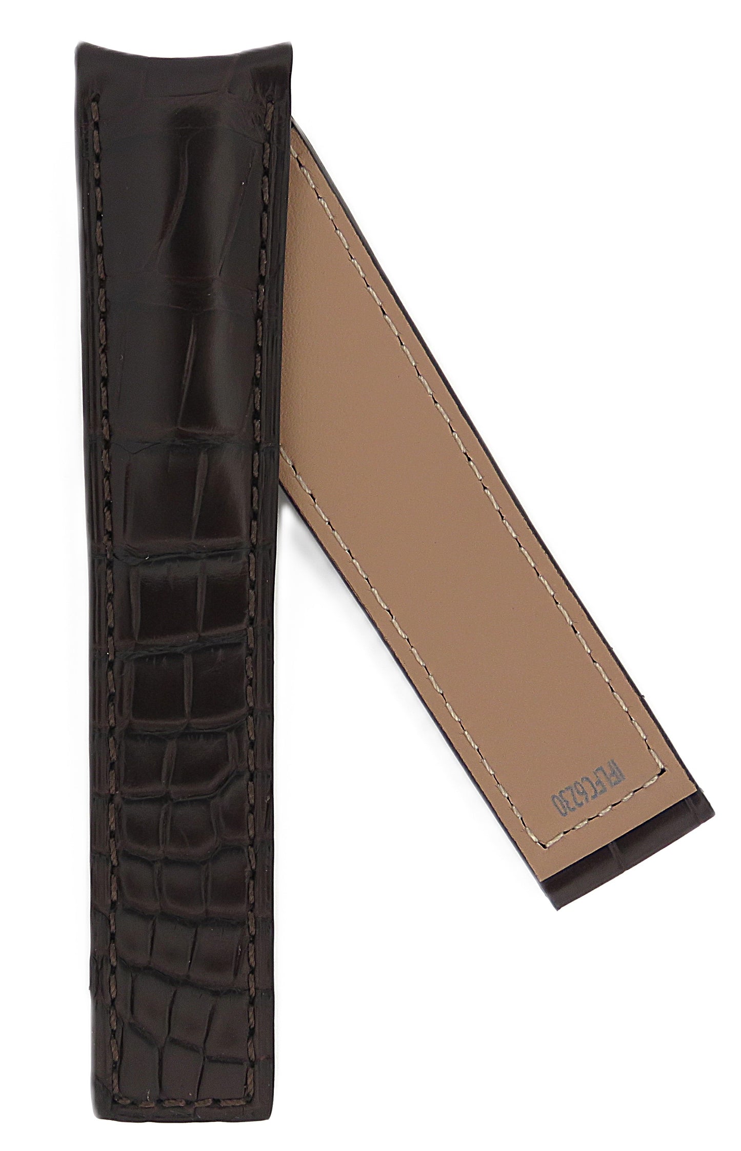 TAG Heuer Grand Carrera FC6230 WAV511B Brown Alligator Leather Strap 20.5mm - Genuine OEM