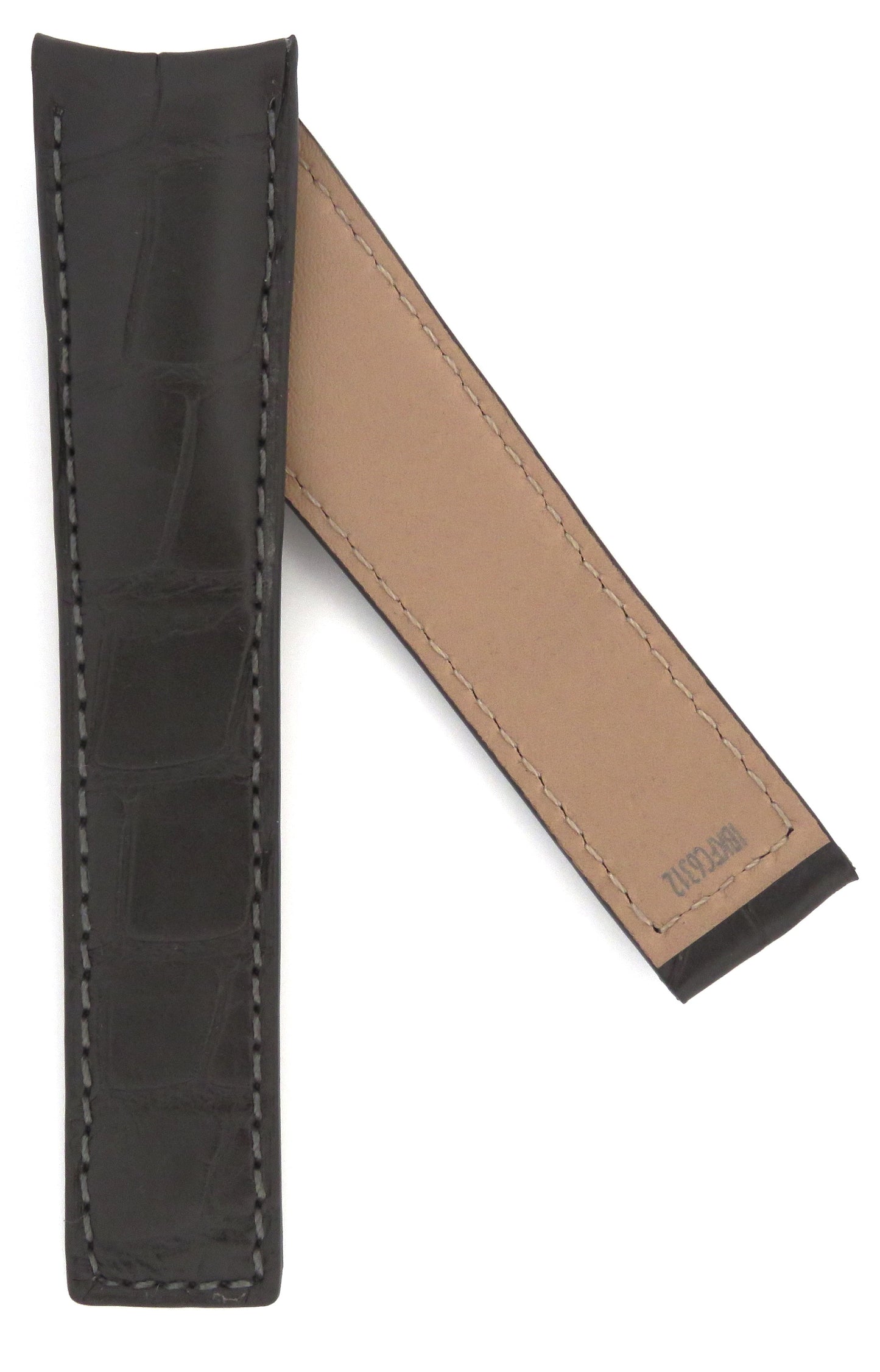 TAG Heuer Grand Carrera CAV511J FC6312 Grey Alligator Leather Strap 22mm - Genuine OEM