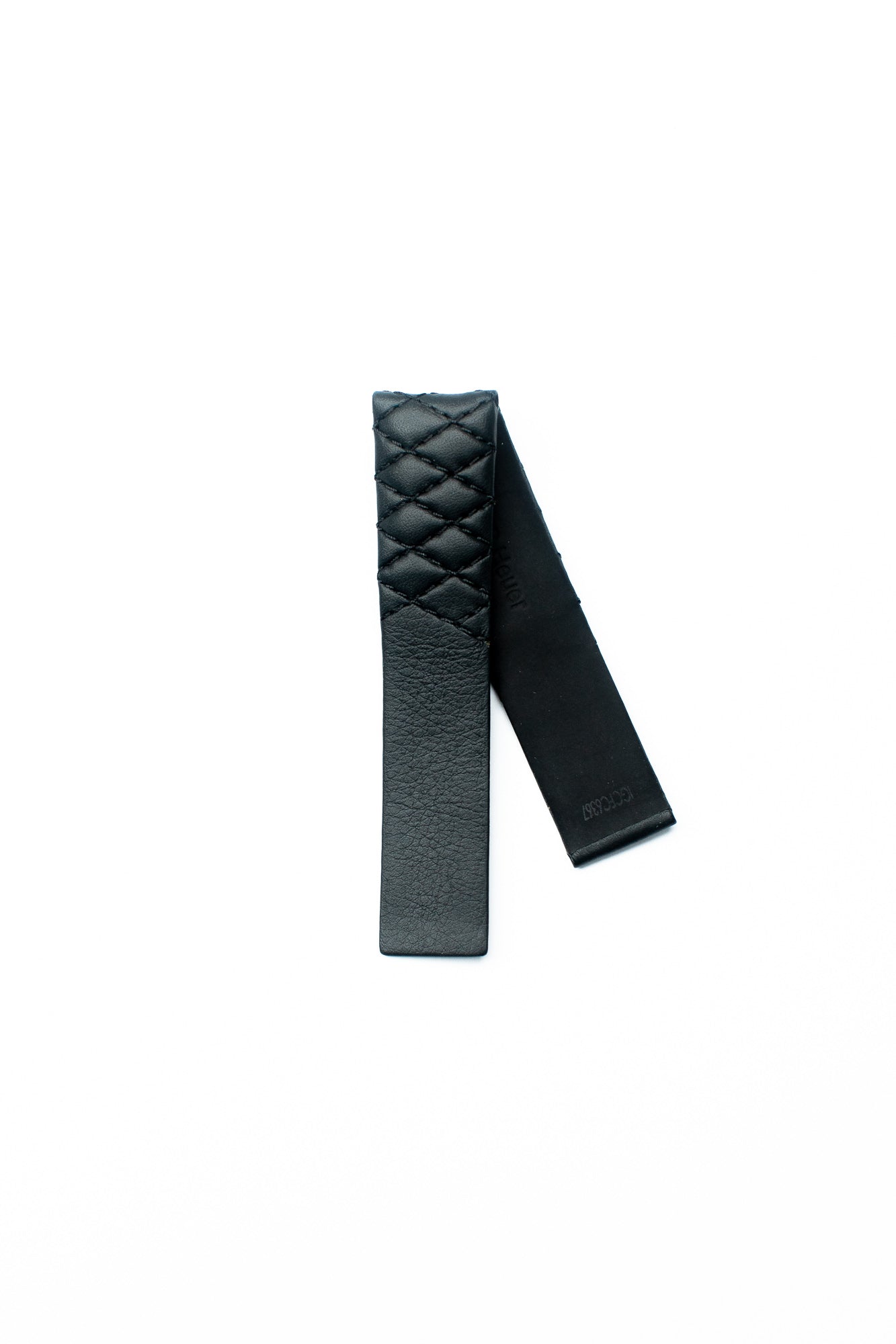 TAG Heuer Carrera FC6367 WAR101A Black padded Calfskin Strap 20mm - Genuine OEM