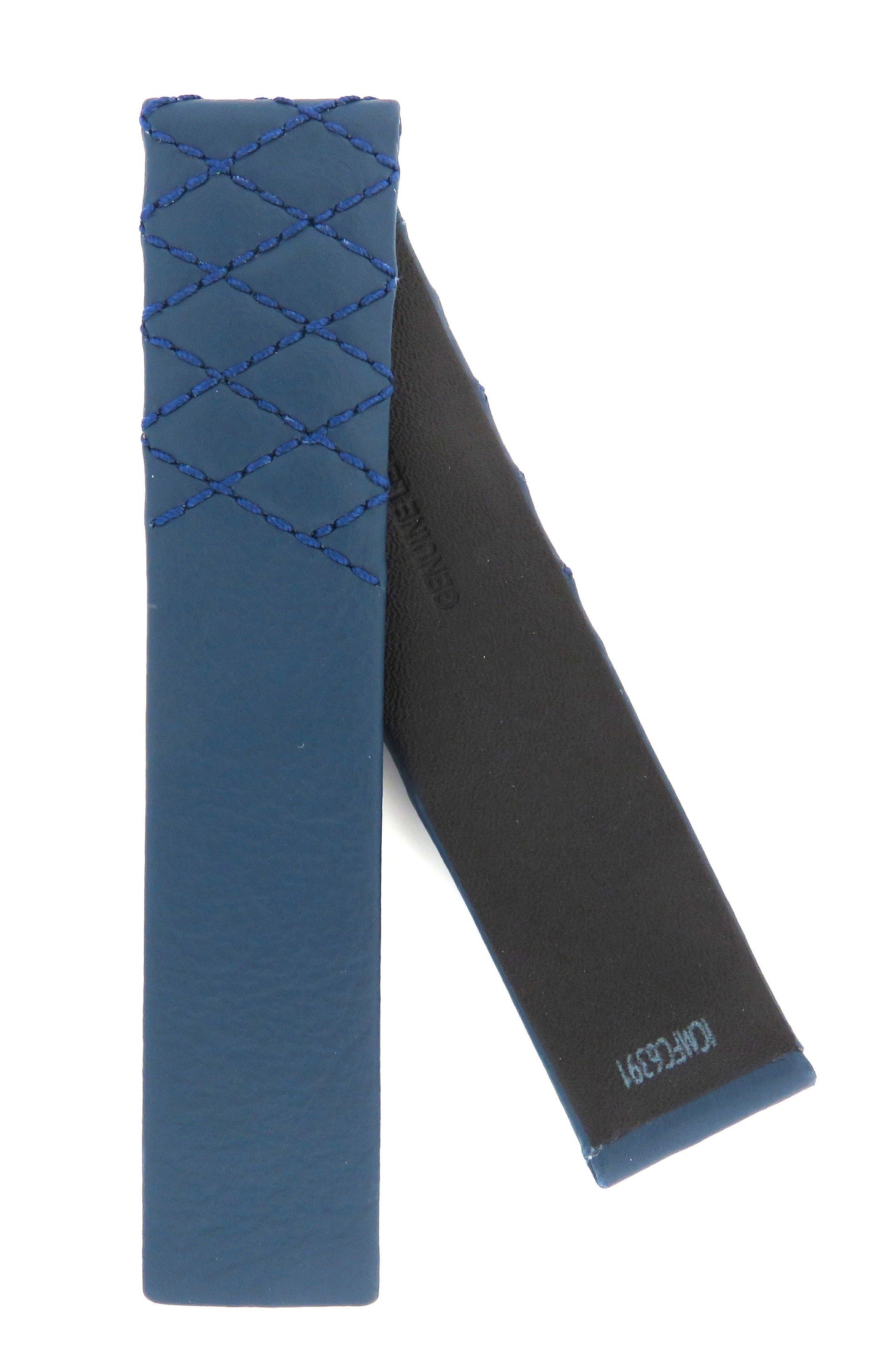 TAG Heuer Carrera FC6391 WAR1112 Blue padded Calfskin Strap 19mm - Genuine OEM