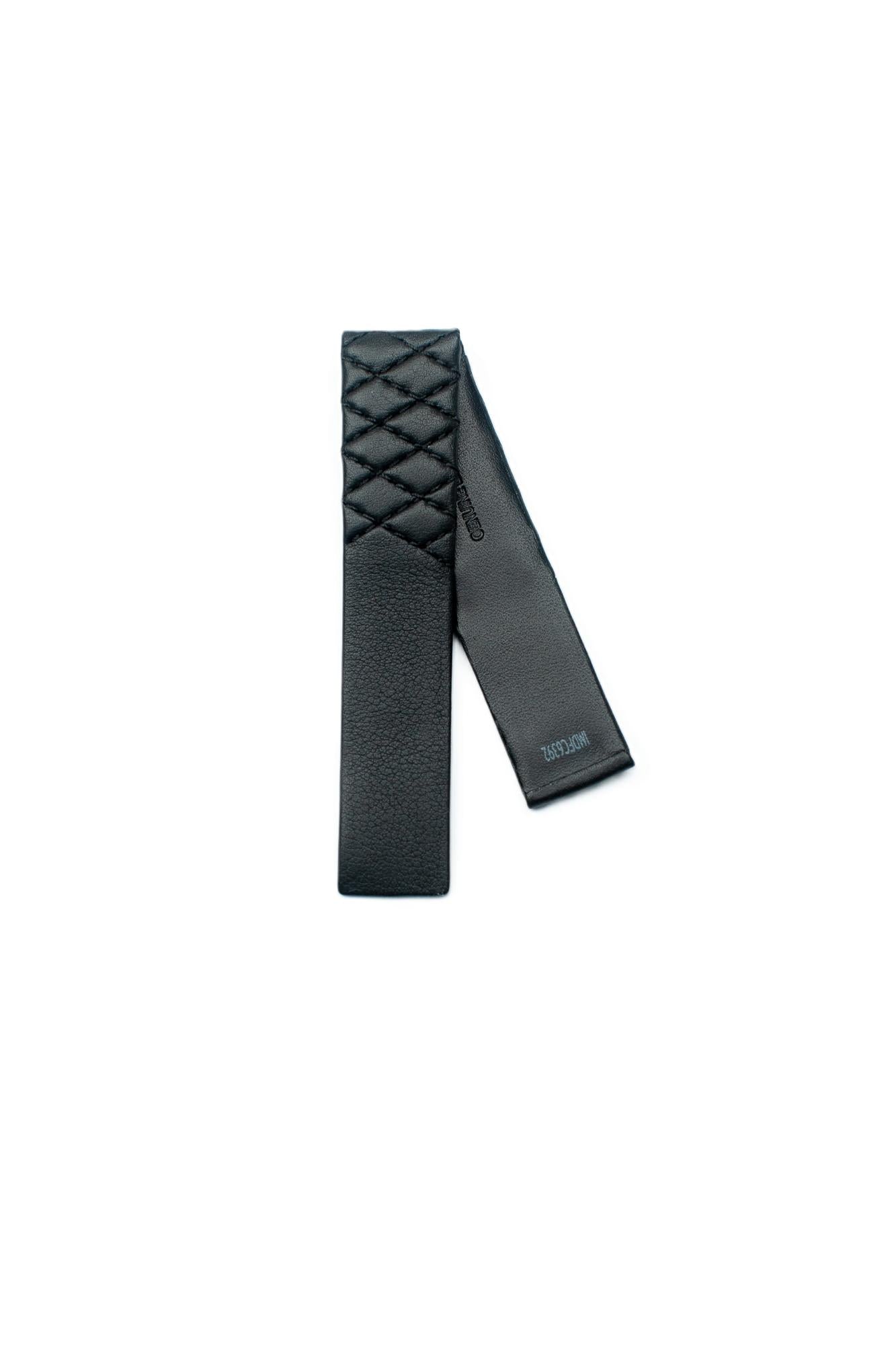 TAG Heuer Carrera FC6392 WAR1113 Black padded Calfskin Strap 19mm - Genuine OEM
