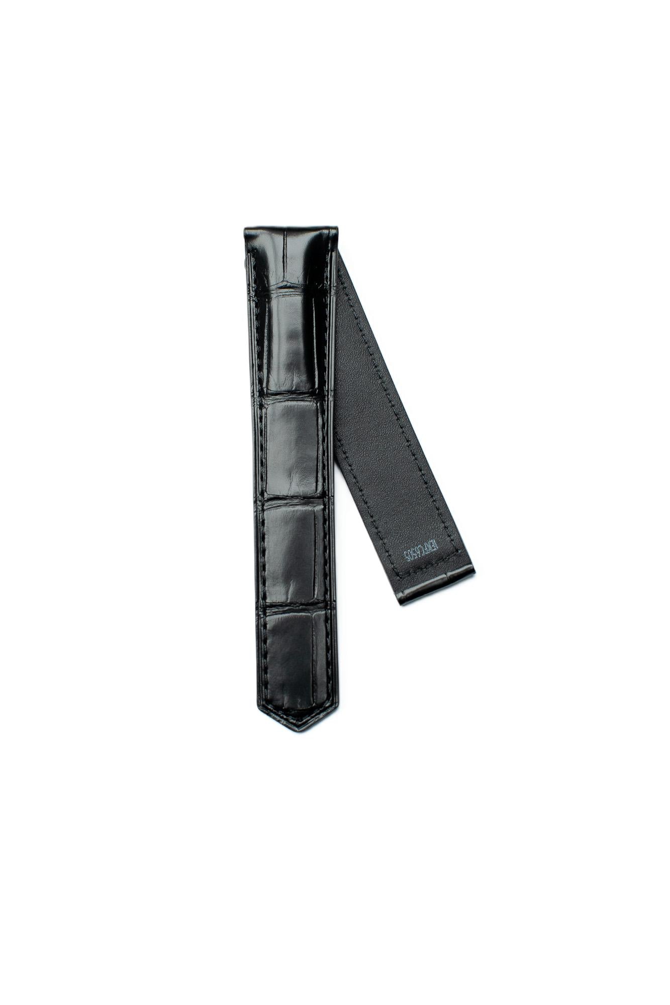 TAG Heuer Carrera FC6505 WBN2111 Black Alligator Strap 20.5mm - Genuine OEM