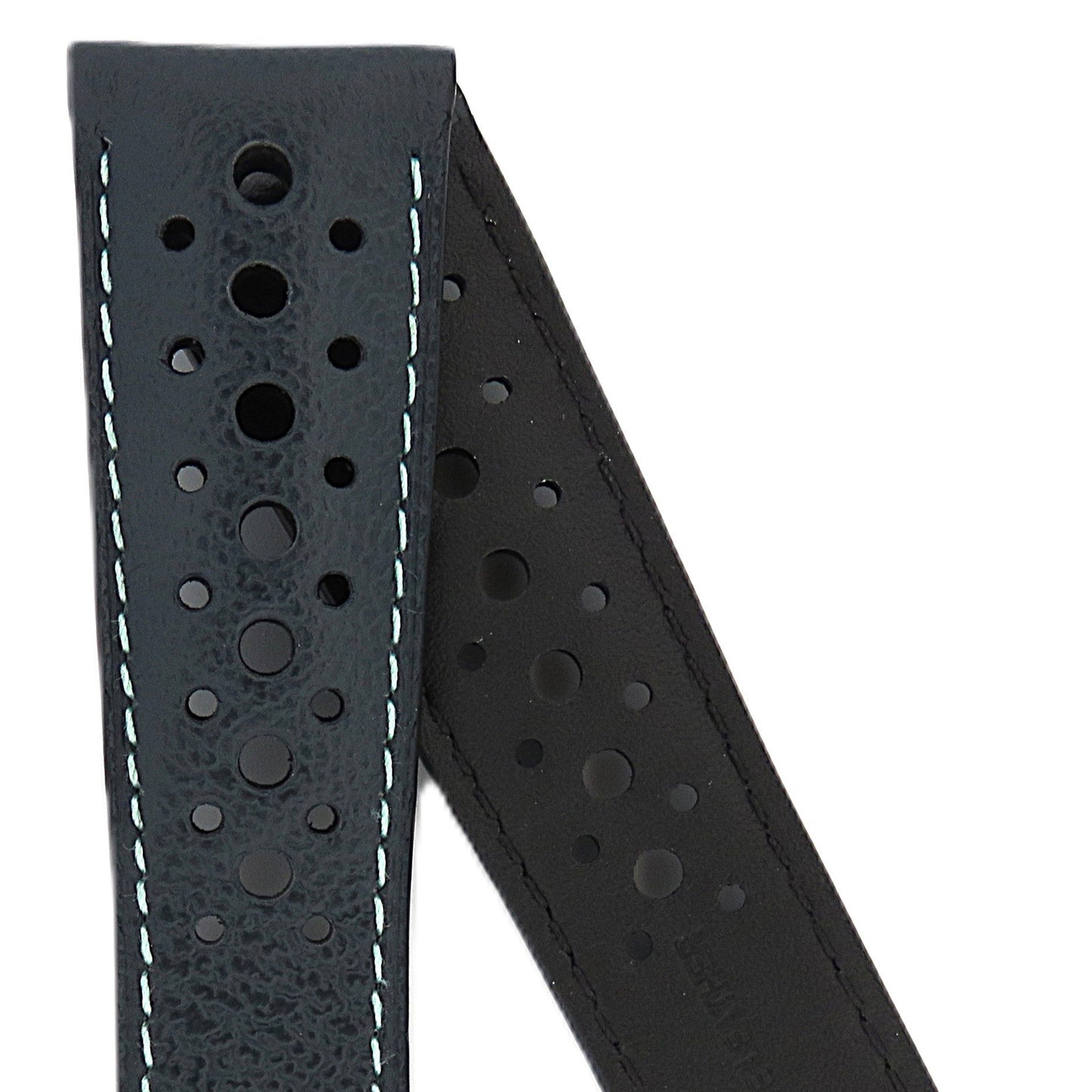 TAG Heuer Monaco FC6510 CBL2117 Blue with holes Calfskin Strap 22mm - Genuine OEM