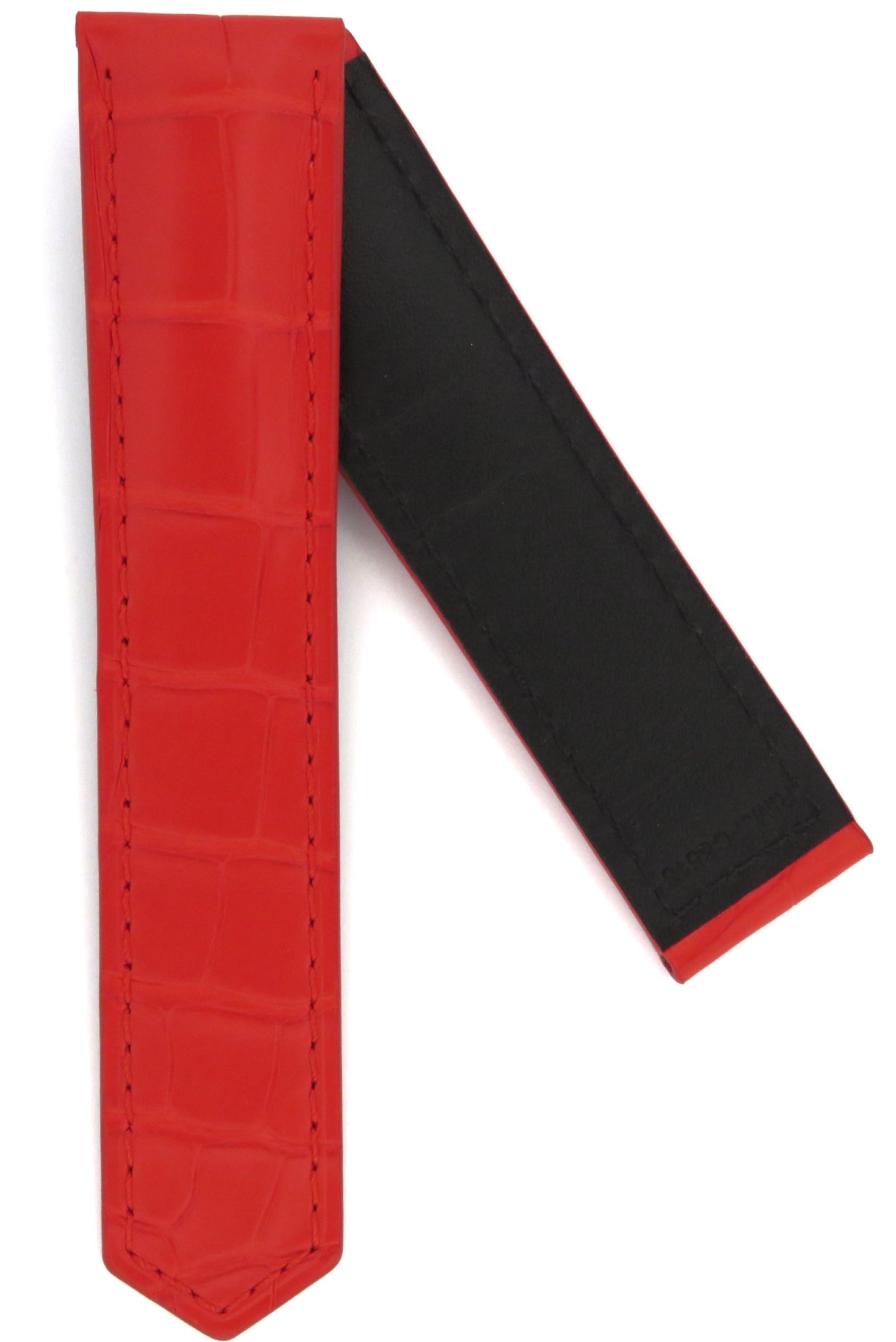 TAG Heuer Carrera FC6516 CBN2A1K Red Alligator Strap 22mm - Genuine OEM