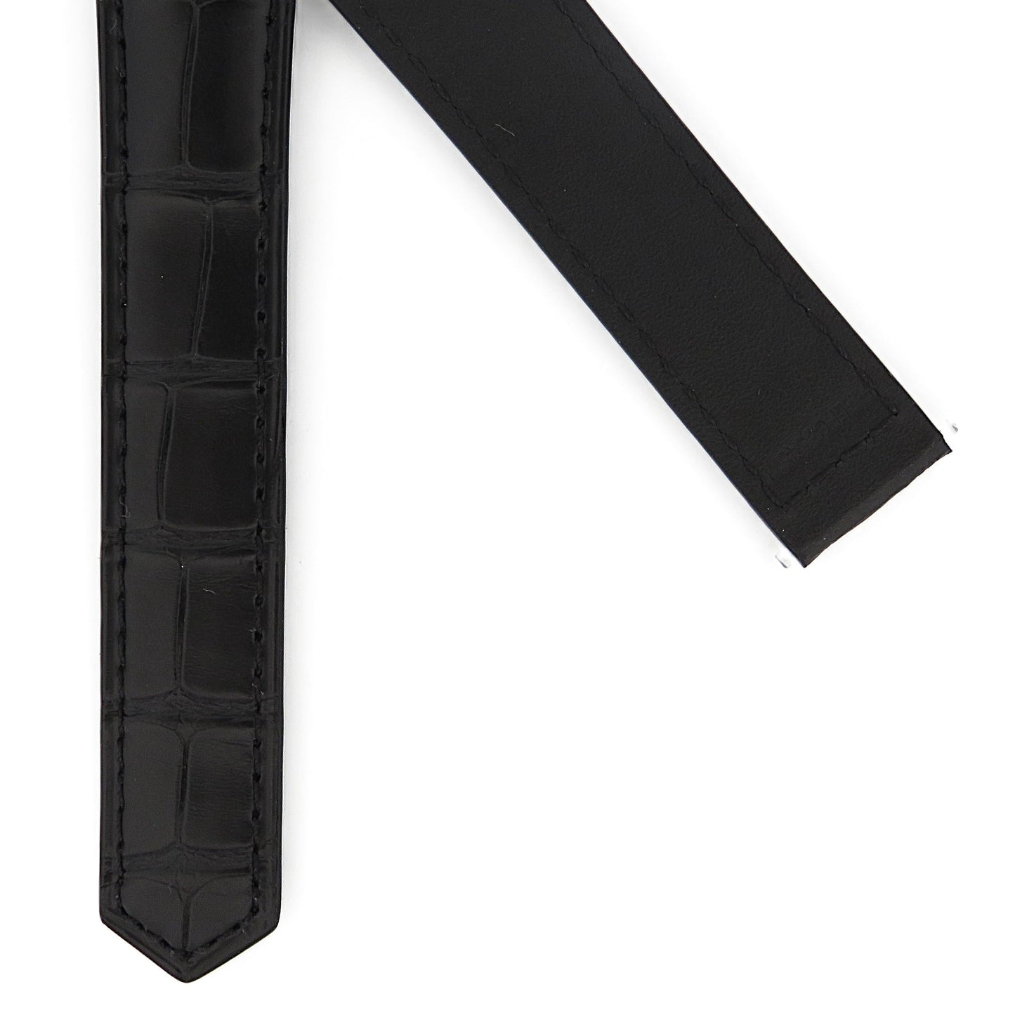 TAG Heuer Carrera FC6545XL CBS2211 Black Alligator Extra Long Strap 20.5mm - Genuine OEM