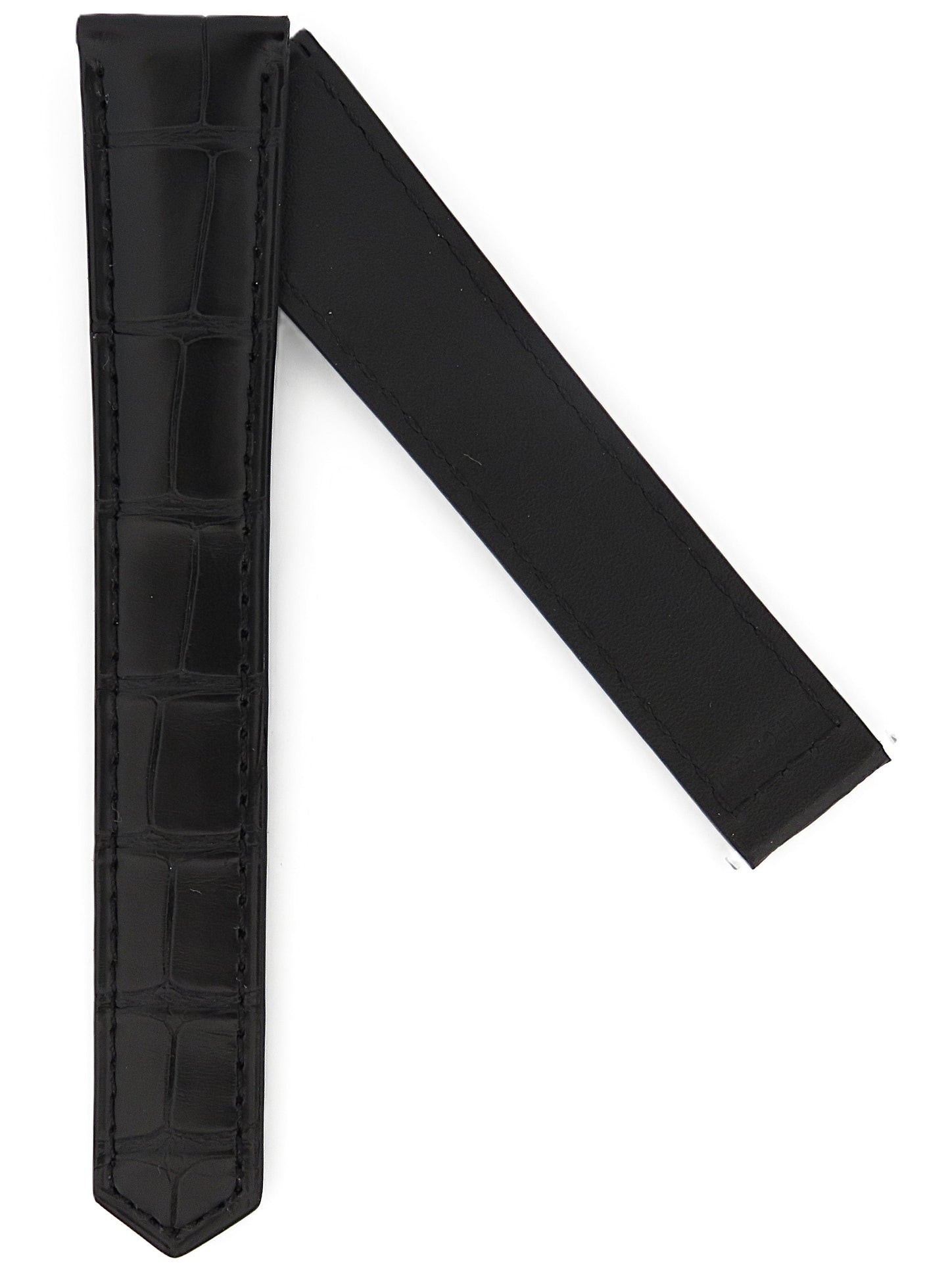 TAG Heuer Carrera FC6545XL CBS2211 Black Alligator Extra Long Strap 20.5mm - Genuine OEM
