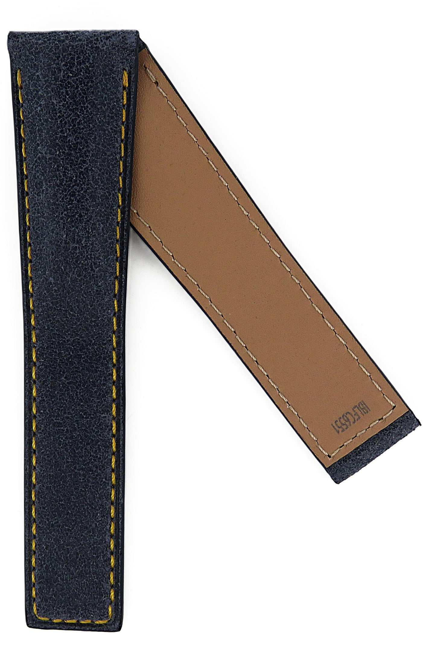 TAG Heuer Monaco FC6551 CAW218D Blue Calfskin Strap 22mm - Genuine OEM