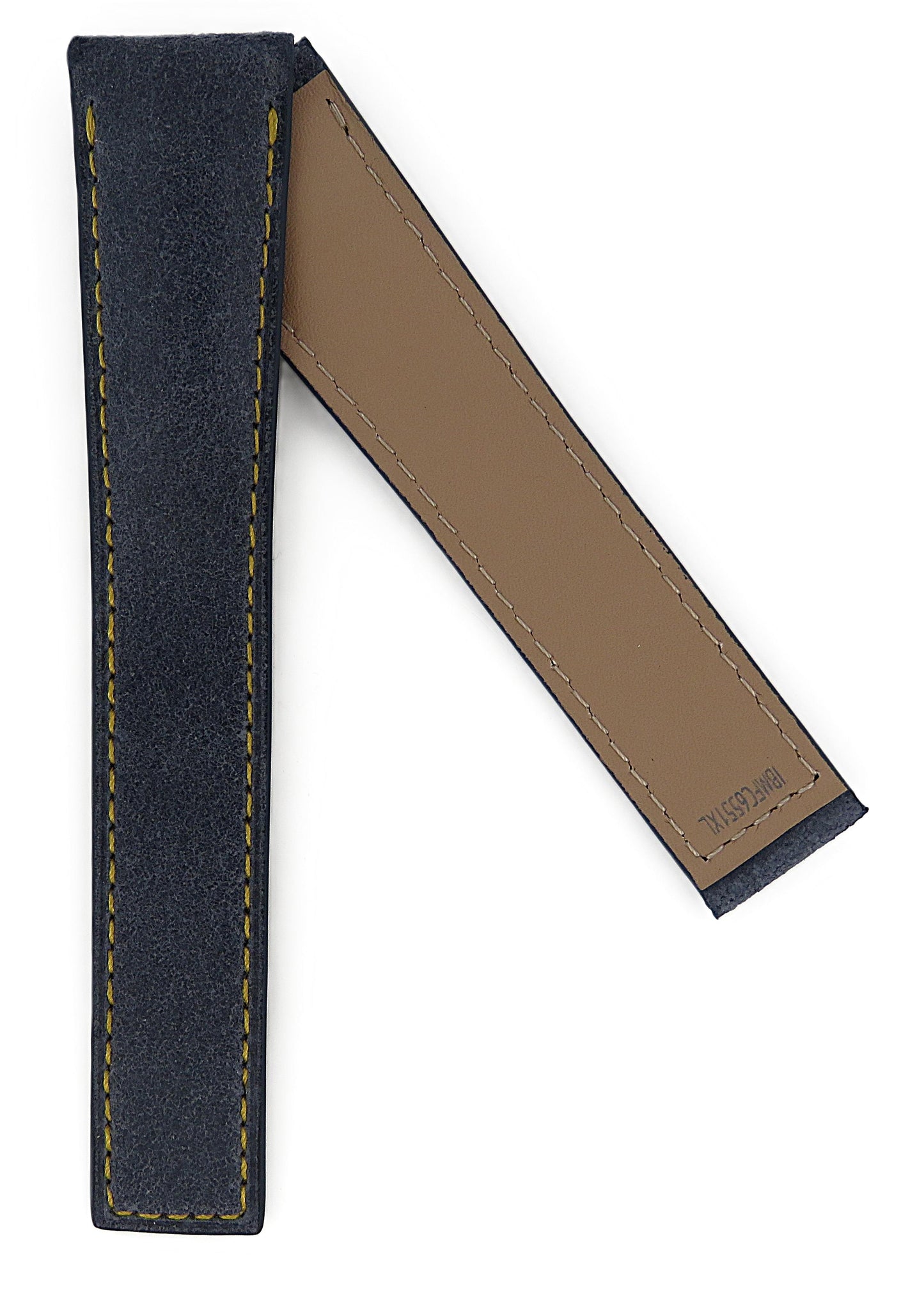 TAG Heuer Monaco FC6551XL CAW218D Blue Calfskin Extra Long Strap 22mm - Genuine OEM