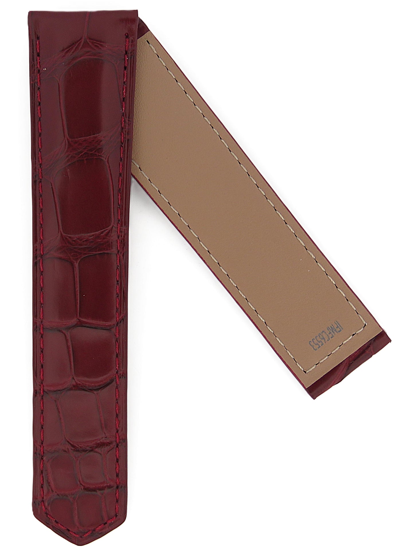 TAG Heuer Carrera FC6553 CBN201H Red Alligator Strap 22mm - Genuine OEM