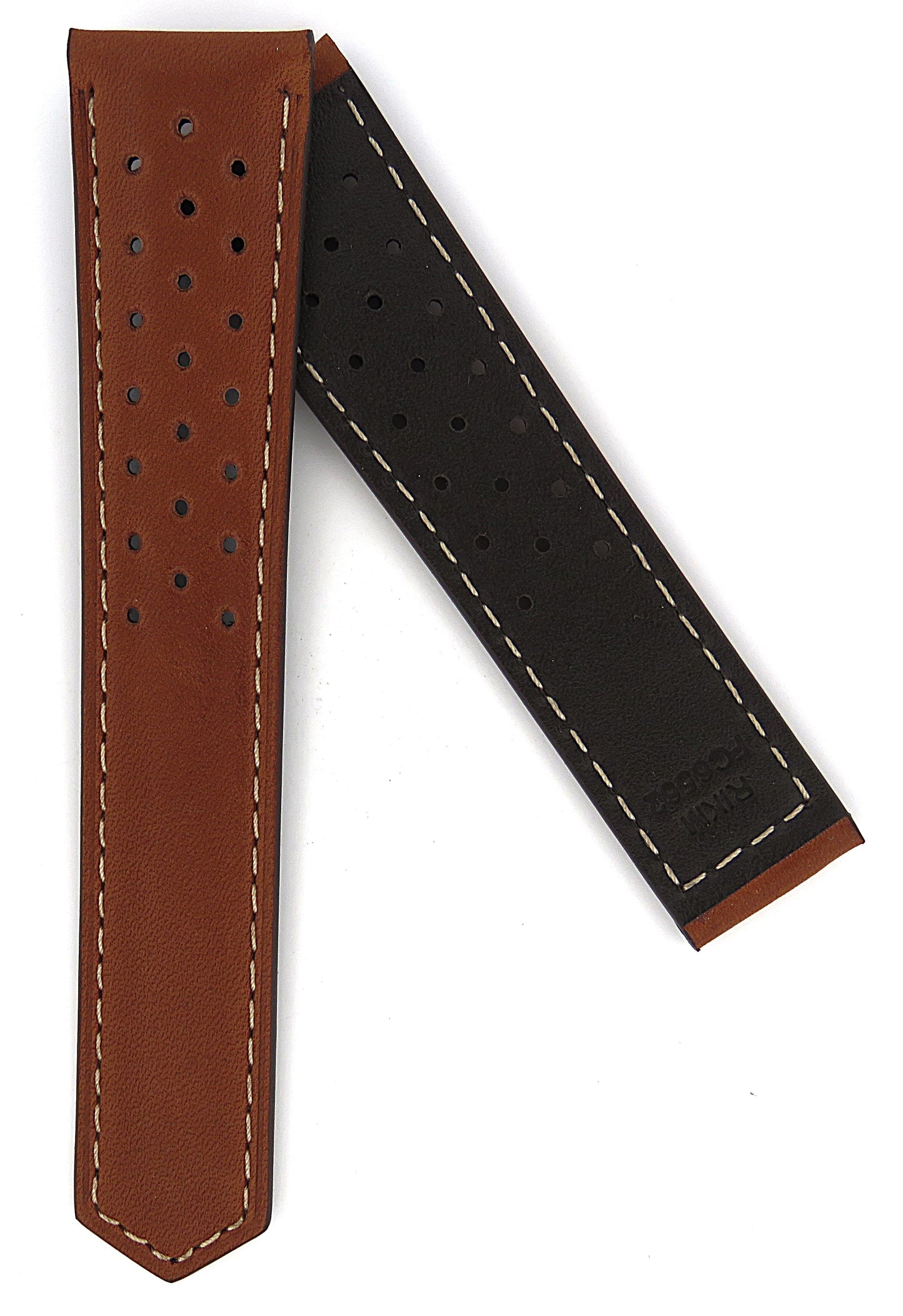TAG Heuer Carrera FC6562 CBS2210 Chestnut with beige stitching Calfskin Strap 20.50mm - Genuine OEM