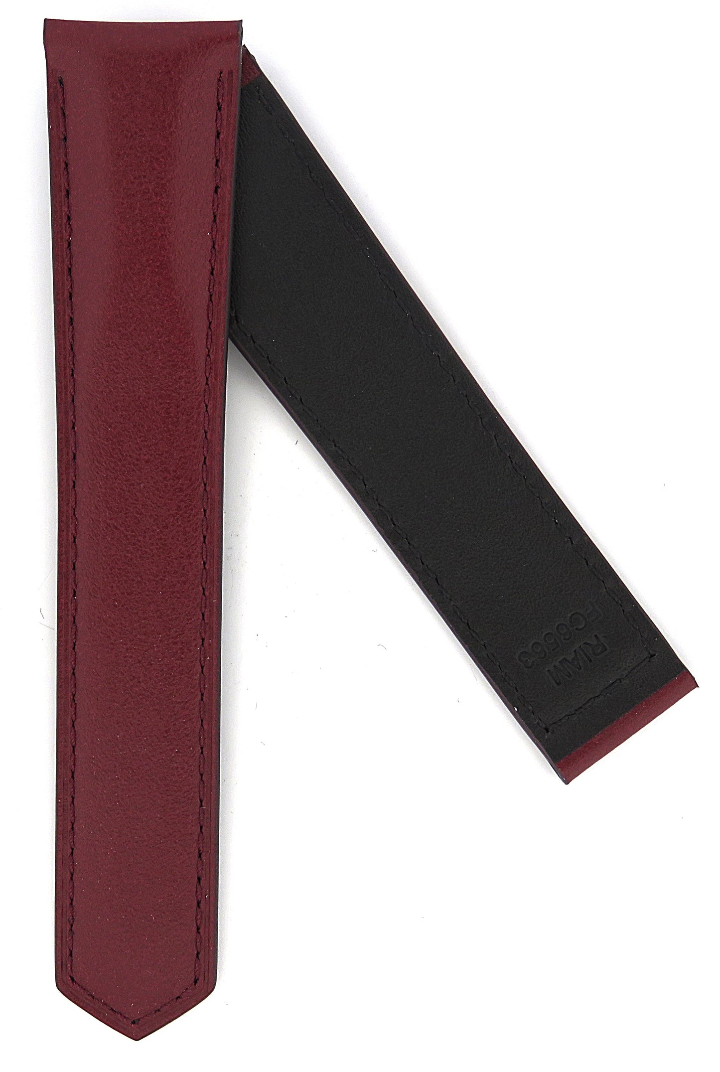 TAG Heuer Carrera FC6563 CBS2210 Burgundy with burgundy stitching Calfskin Strap 20.50mm - Genuine OEM