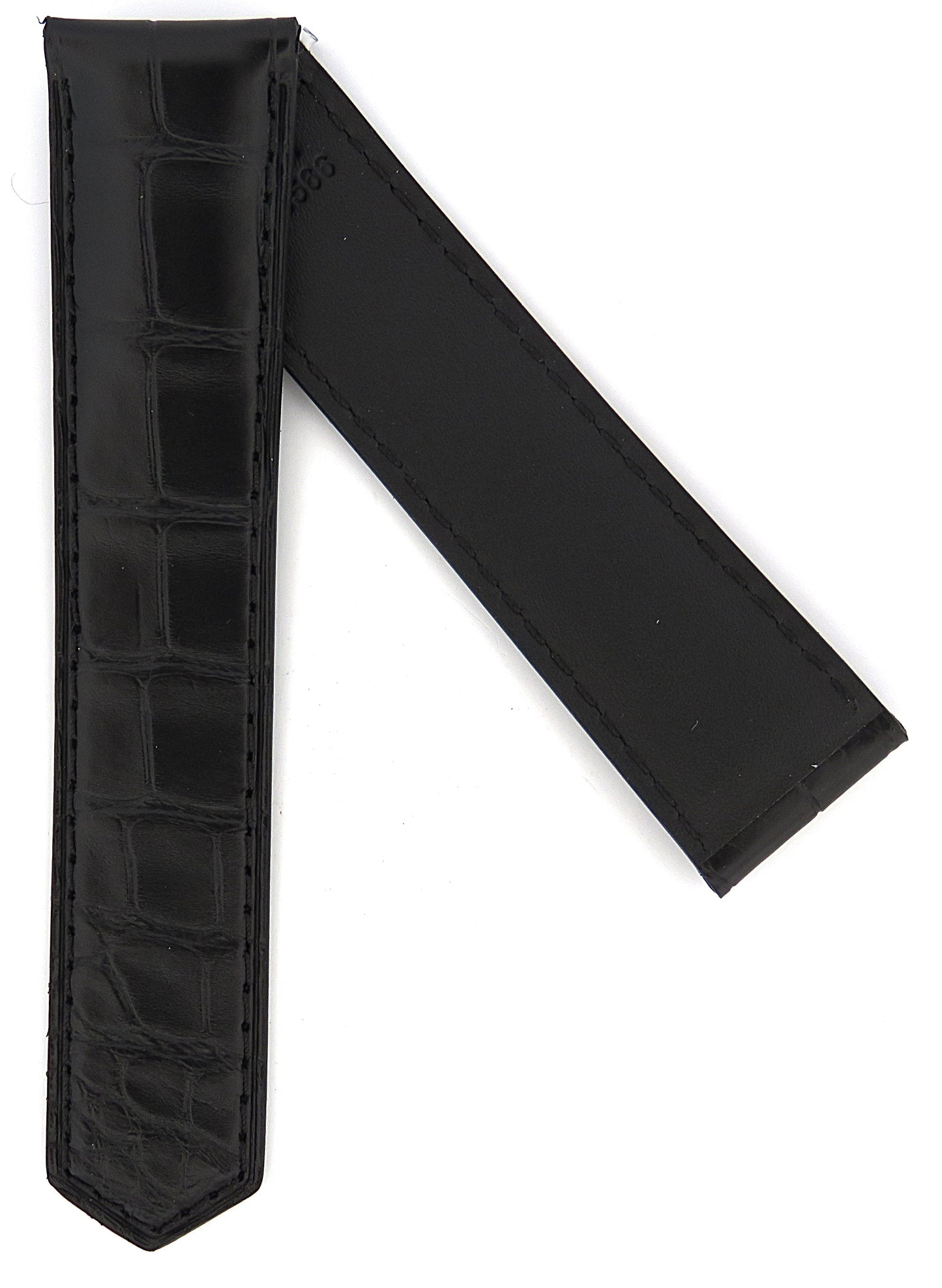 TAG Heuer Carrera FC6566 CBS5011 Black Alligator Strap 22mm - Genuine OEM
