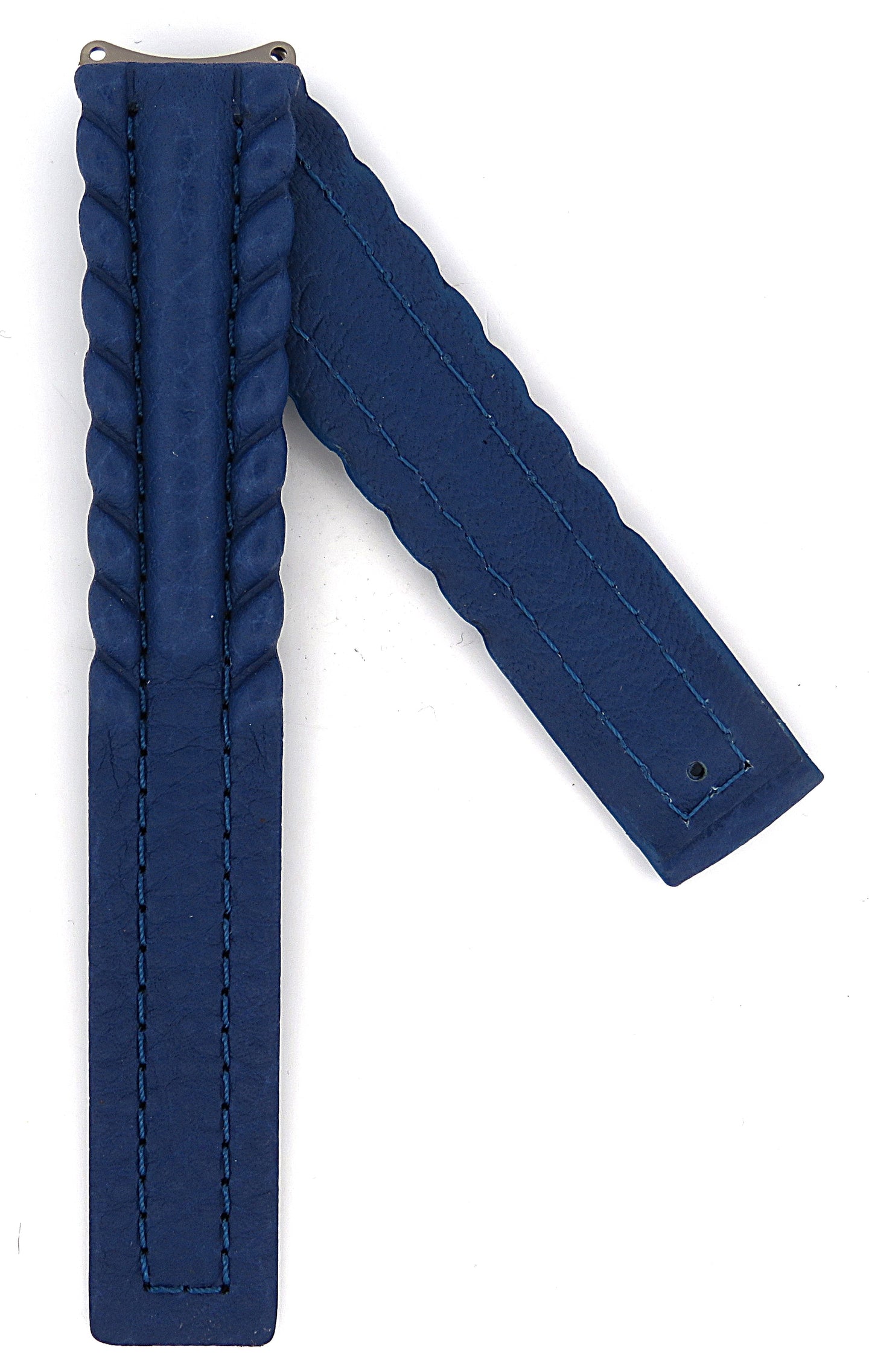 TAG Heuer 6000 FC6043 WH1211 Dark blue Calfskin Strap - Genuine OEM
