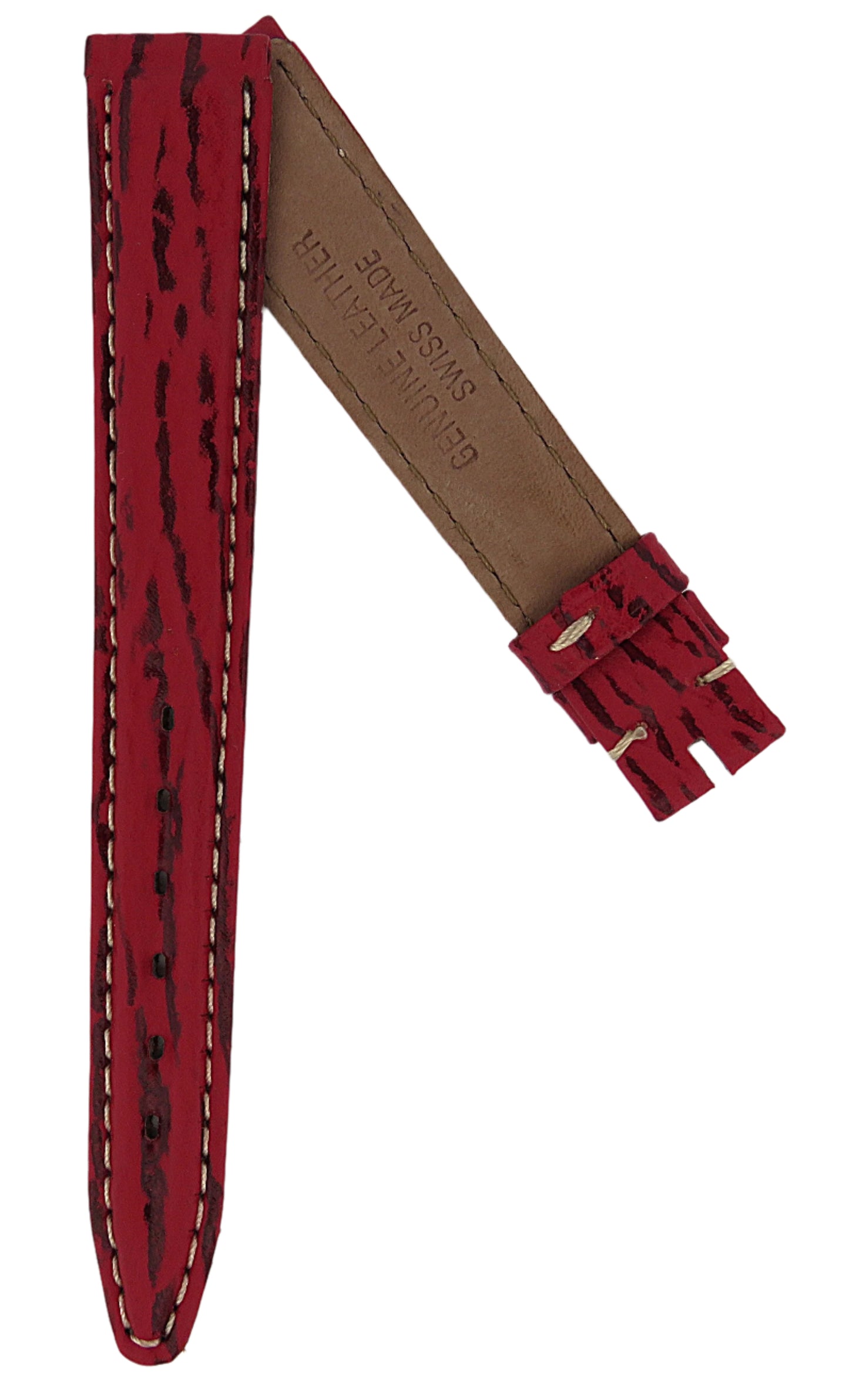 TAG Heuer 4000 FC8042 WF1410 Red Sharkskin Strap 14mm - Genuine OEM