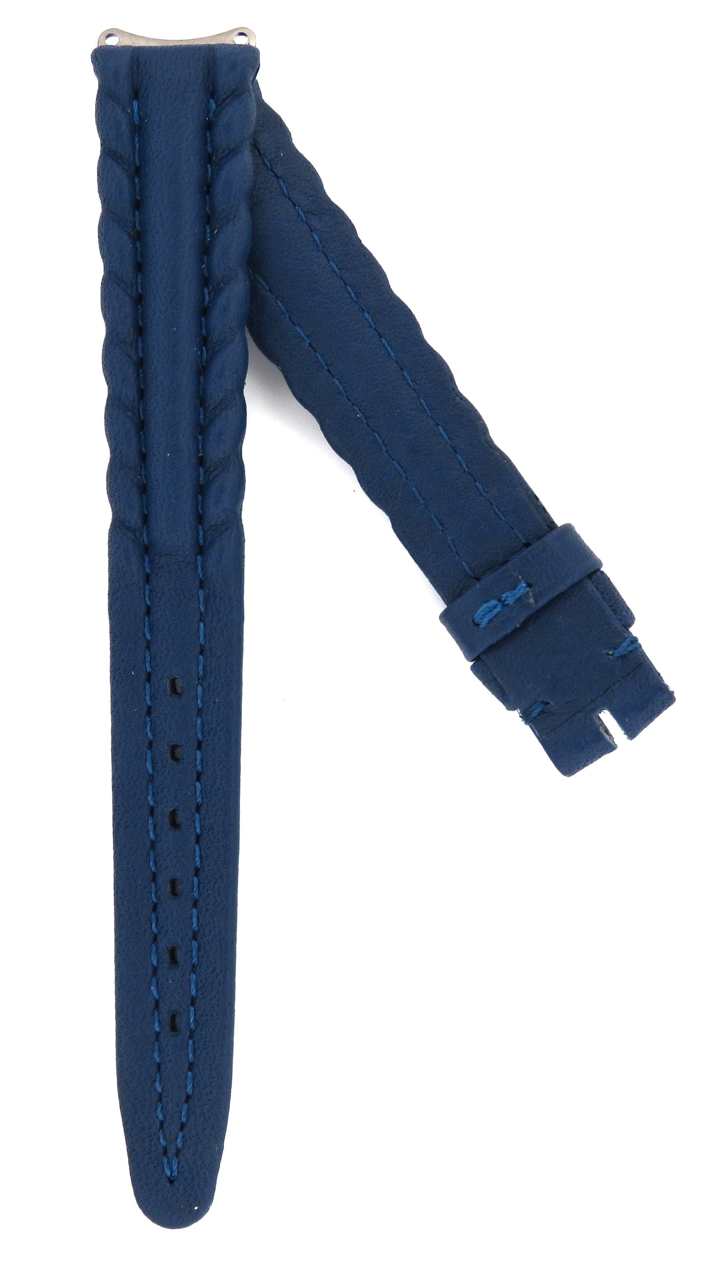 TAG Heuer 6000 FC8044 WH1311 Dark Blue Calfskin Strap 14.5mm - Genuine OEM