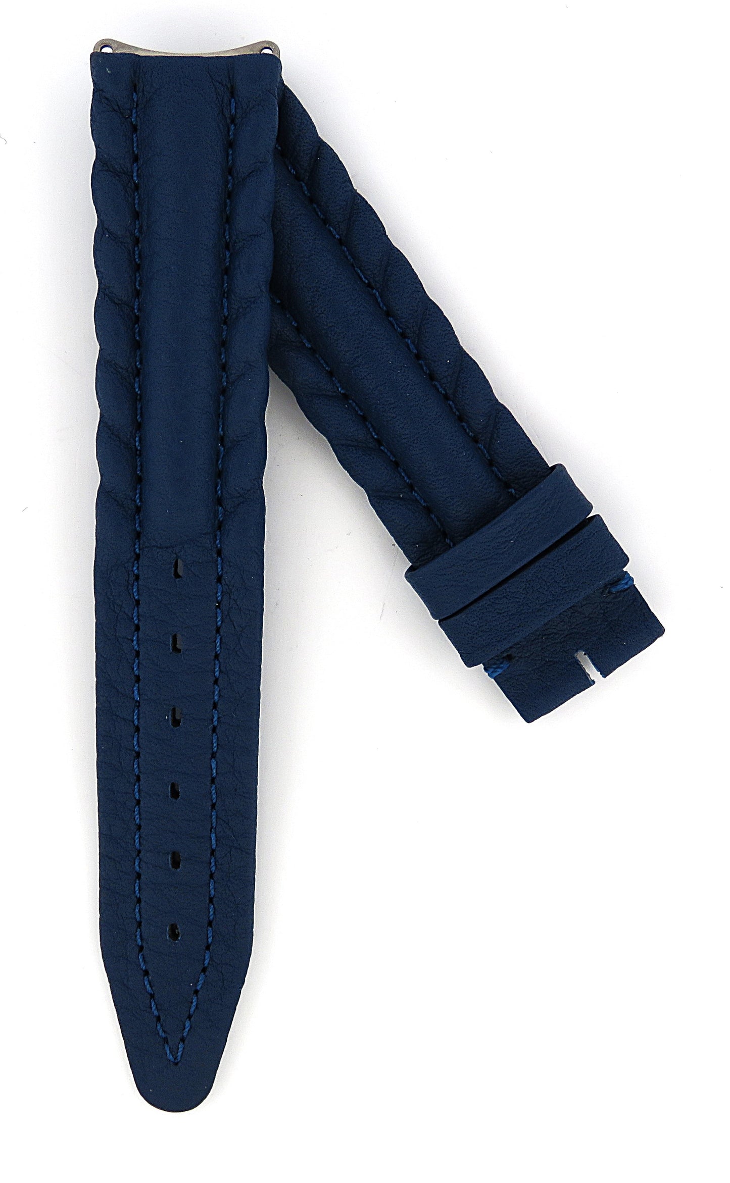 TAG Heuer 6000 FC8055 WH1111 Dark Blue Calfskin Strap 19.5mm - Genuine OEM