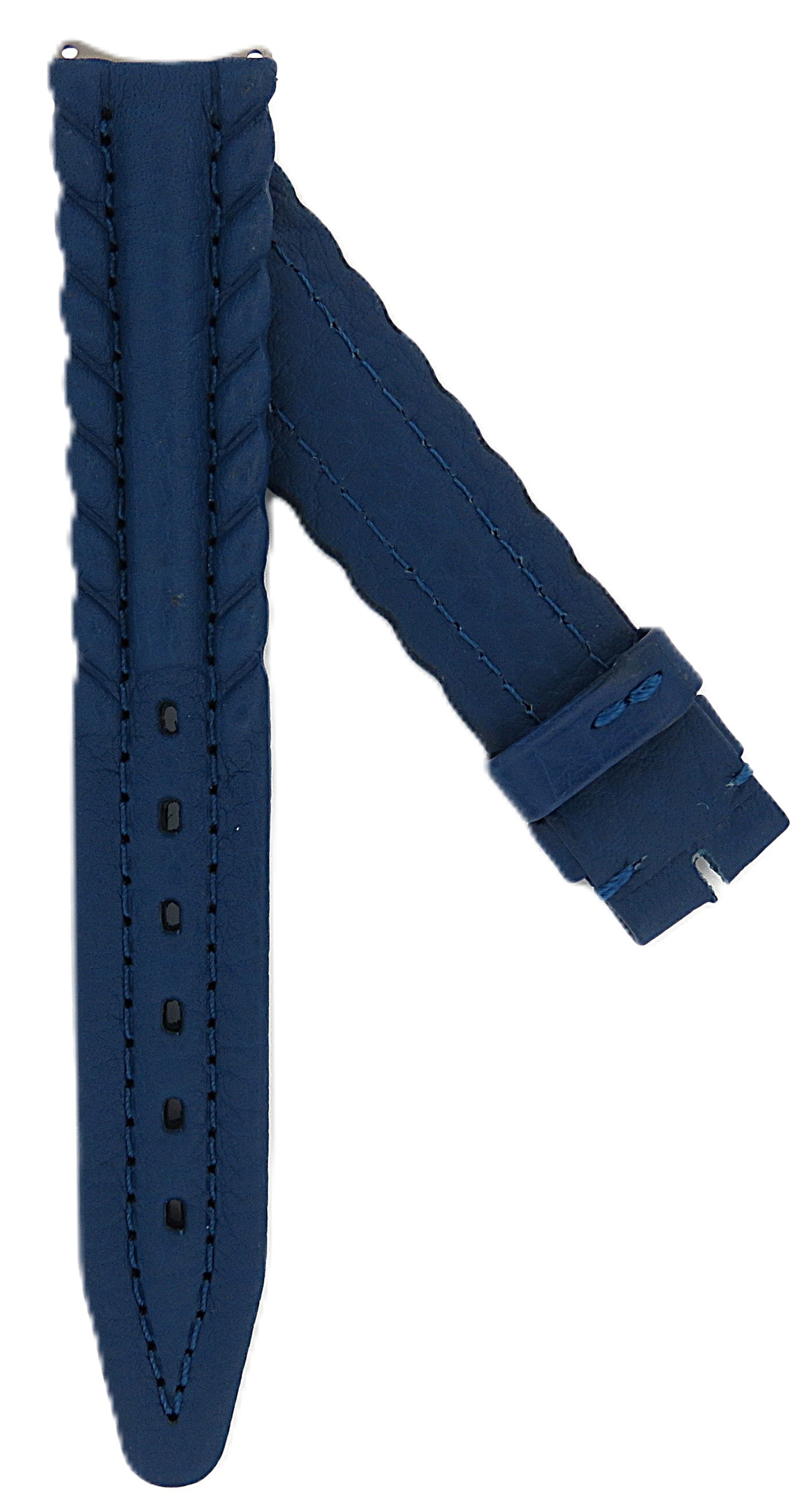 TAG Heuer 6000 FC8060 WH1211 Blue Calfskin Strap 18mm - Genuine OEM
