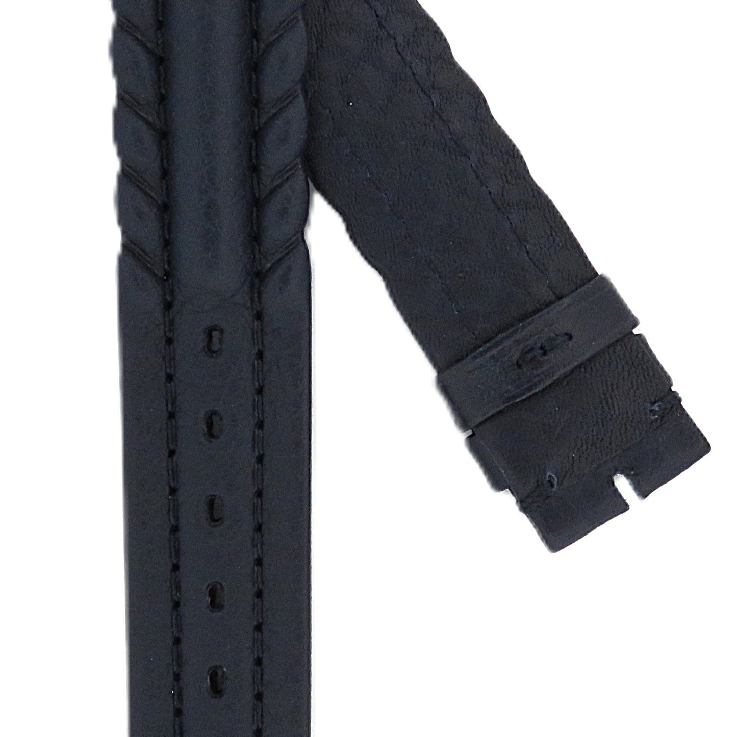 TAG Heuer 6000 FC8068 WH1111 Navy Blue Calfskin Strap 19.5mm - Genuine OEM
