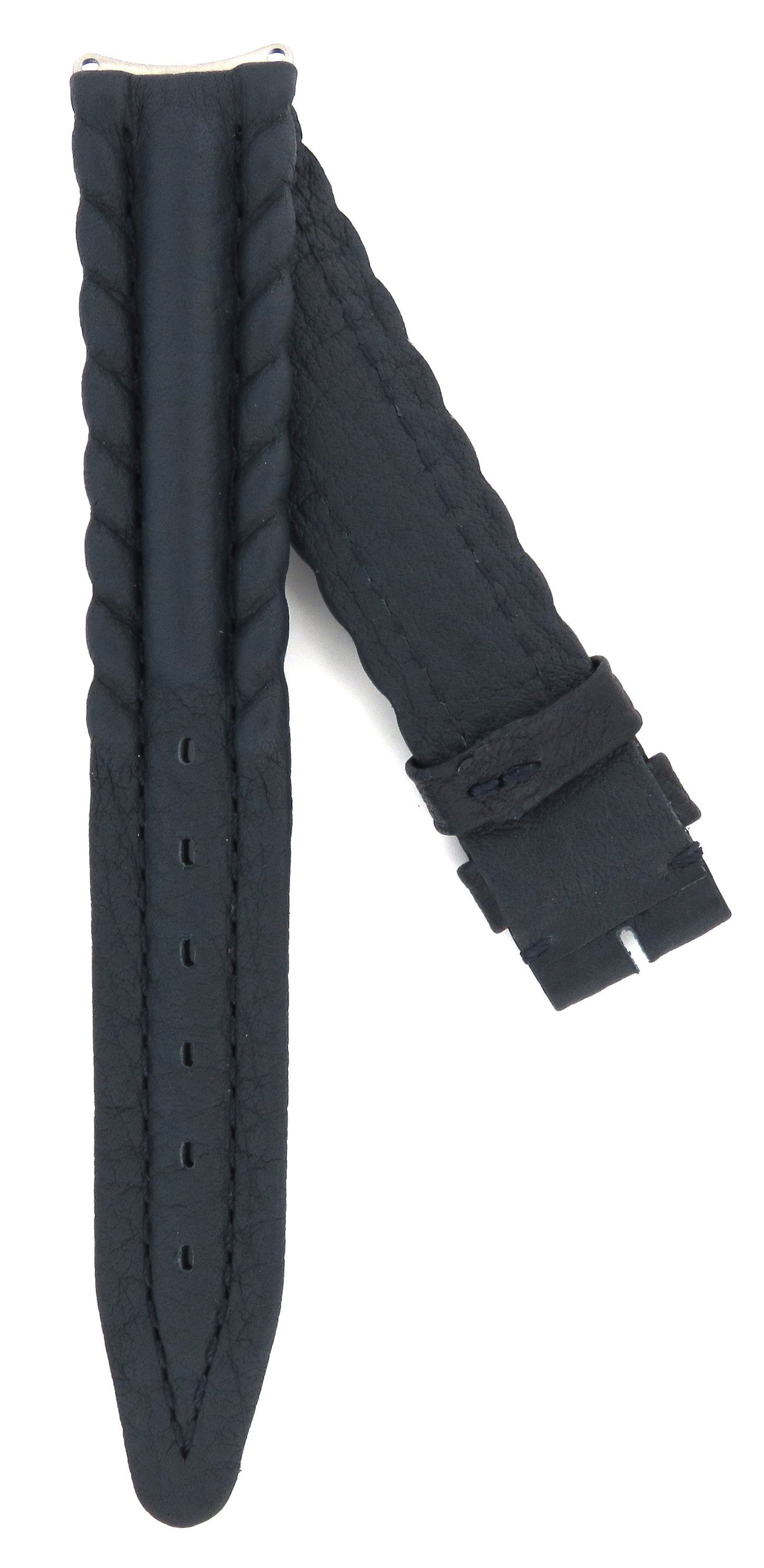 TAG Heuer 6000 FC8070 WH1211 Dark Blue Calfskin Strap 18mm - Genuine OEM