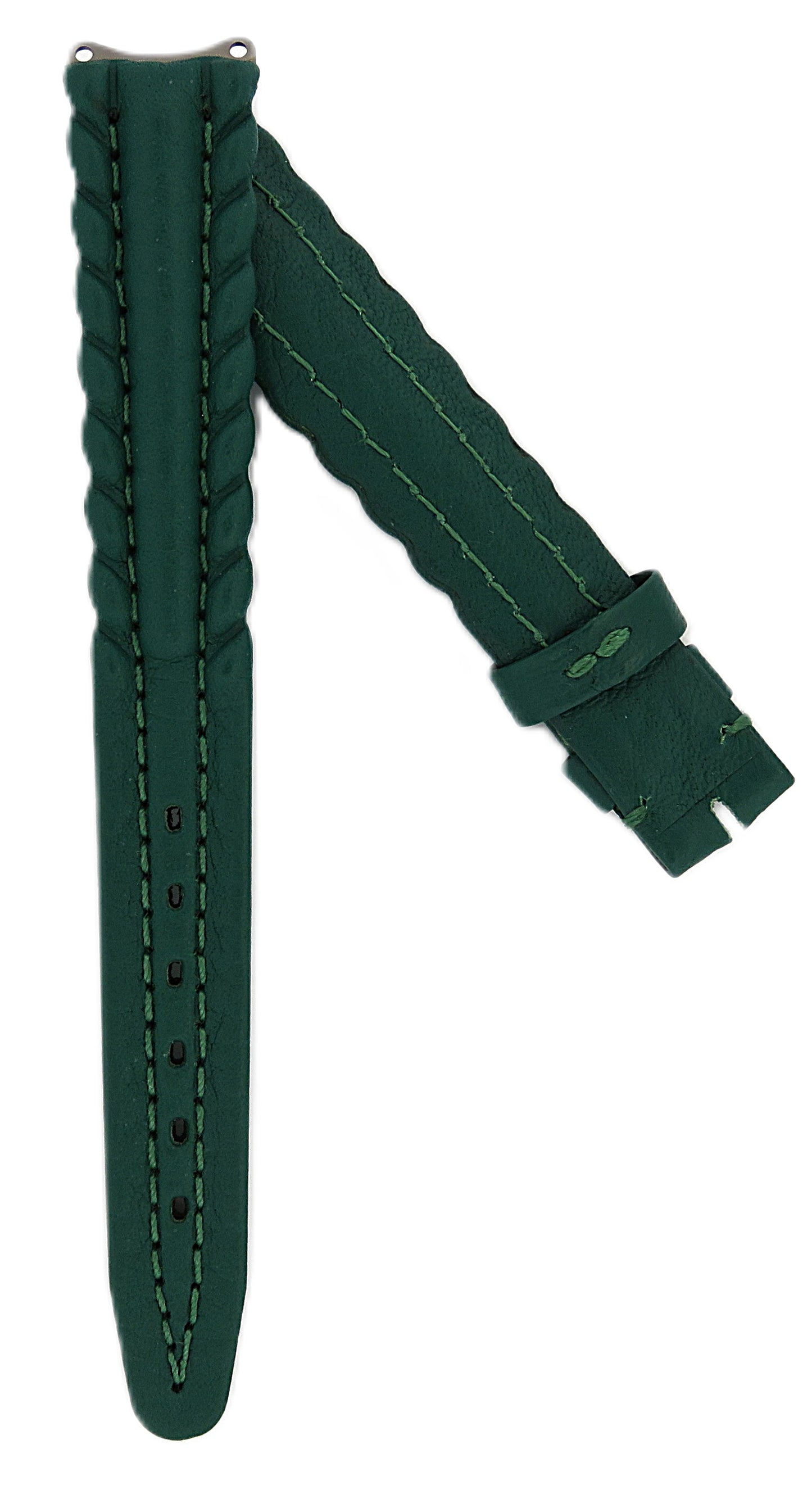 TAG Heuer 6000 FC8073 WH1311 Green Calfskin Strap 14.5mm - Genuine OEM