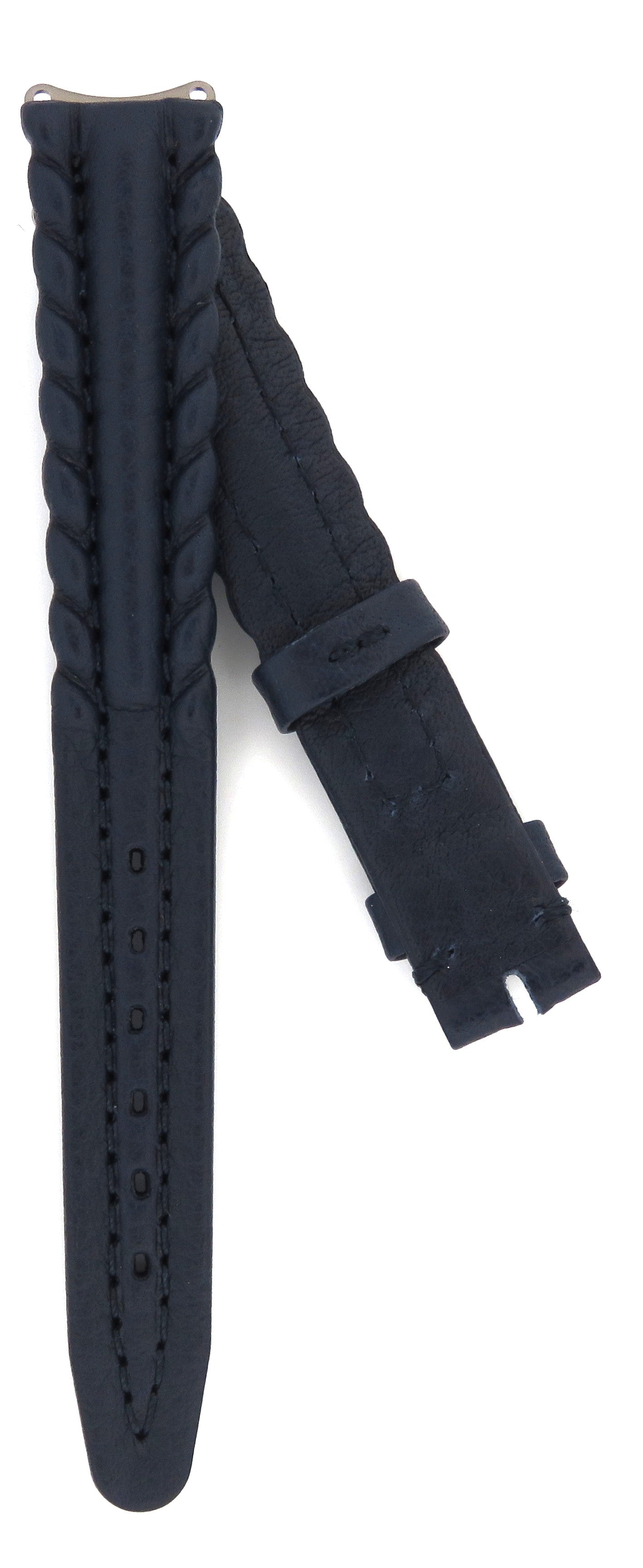 TAG Heuer 6000 FC8074 WH1311 Navy Blue Calfskin Strap 14.5mm - Genuine OEM