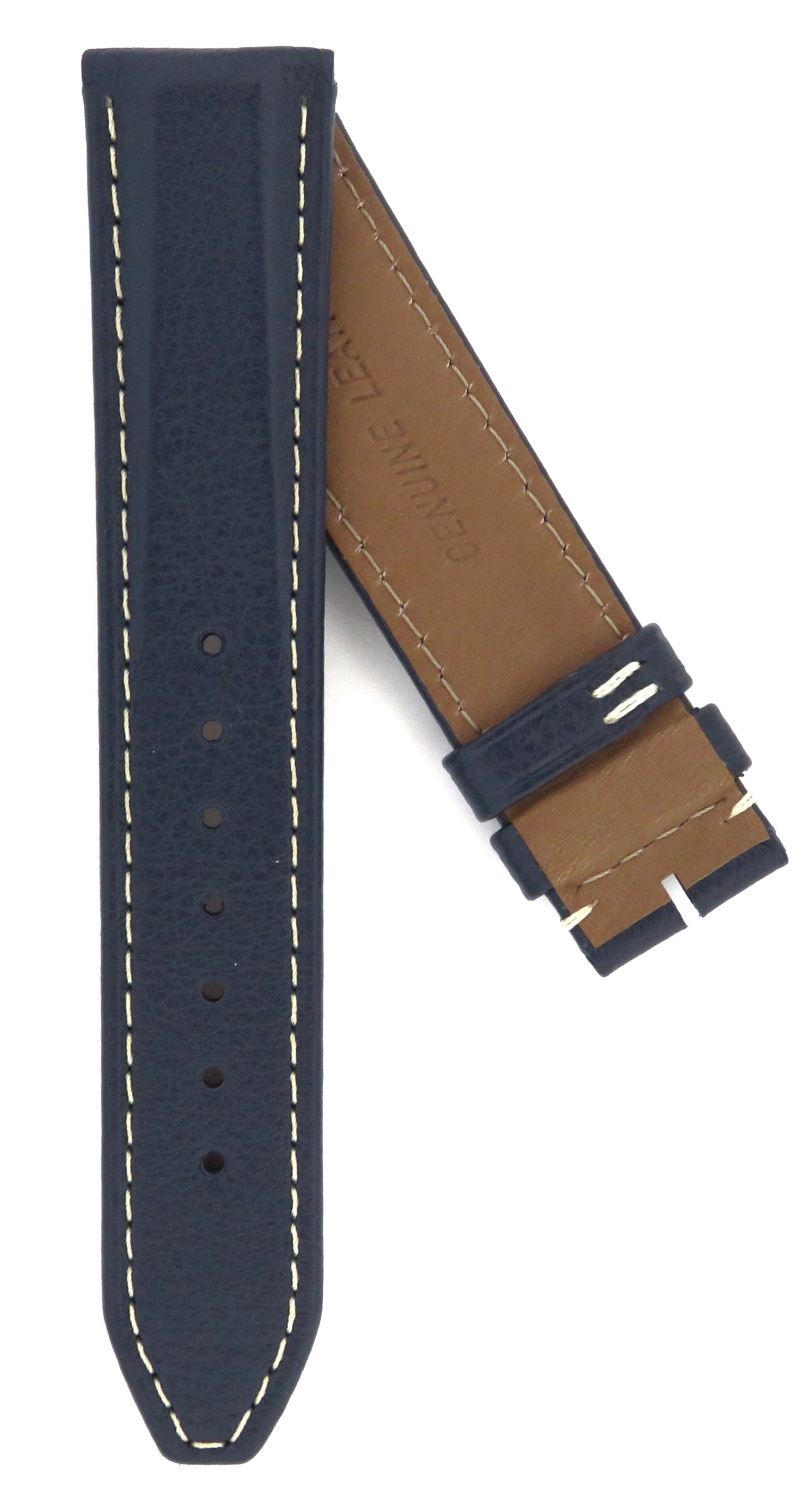 TAG Heuer New 2000 FC8080 CK1110 Blue Calfskin Strap 20mm - Genuine OEM