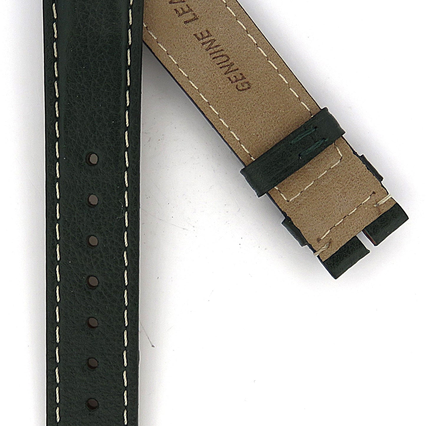 TAG Heuer New 2000 FC8083 WK1210 Green Calfskin Strap 18mm - Genuine OEM