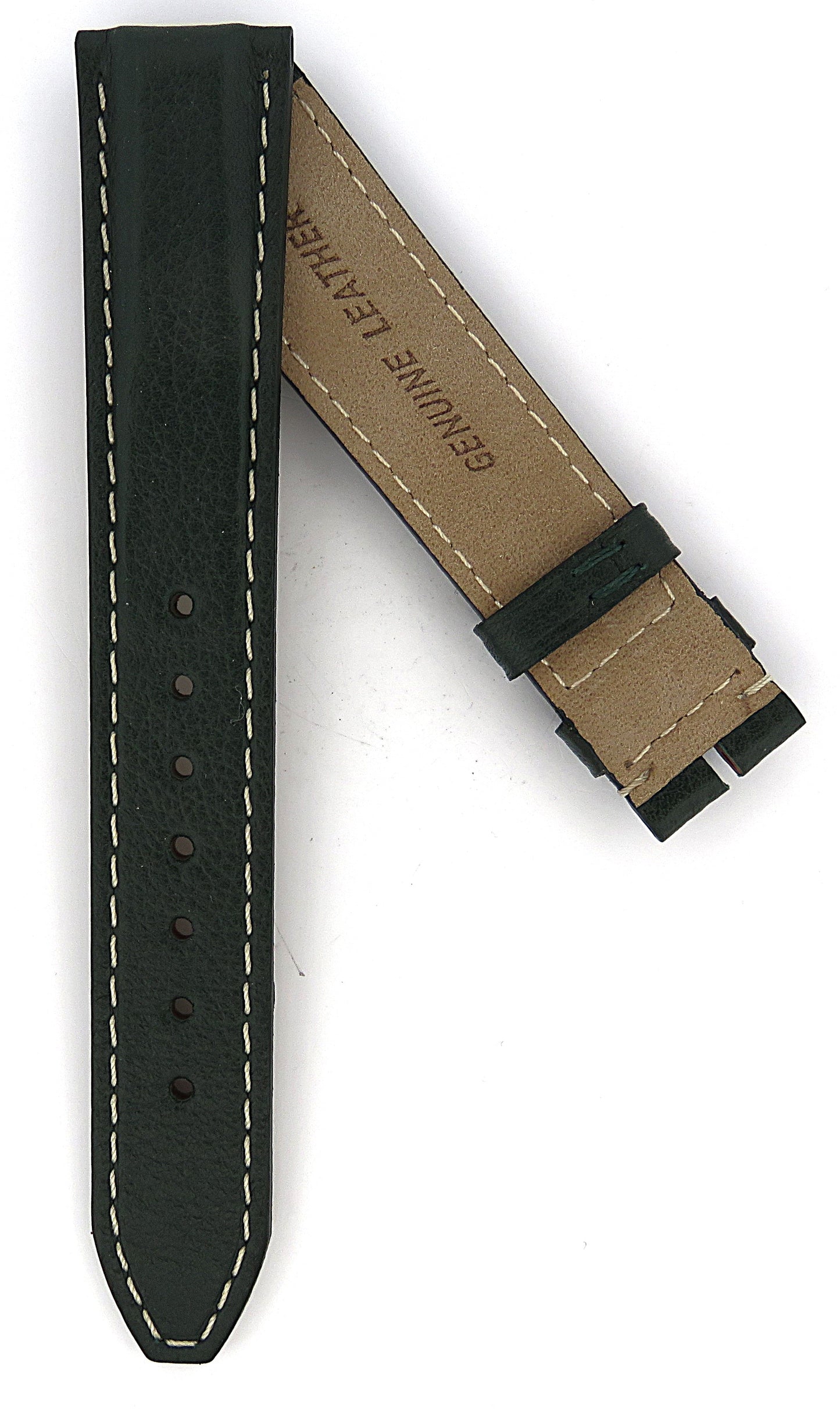 TAG Heuer New 2000 FC8083 WK1210 Green Calfskin Strap 18mm - Genuine OEM