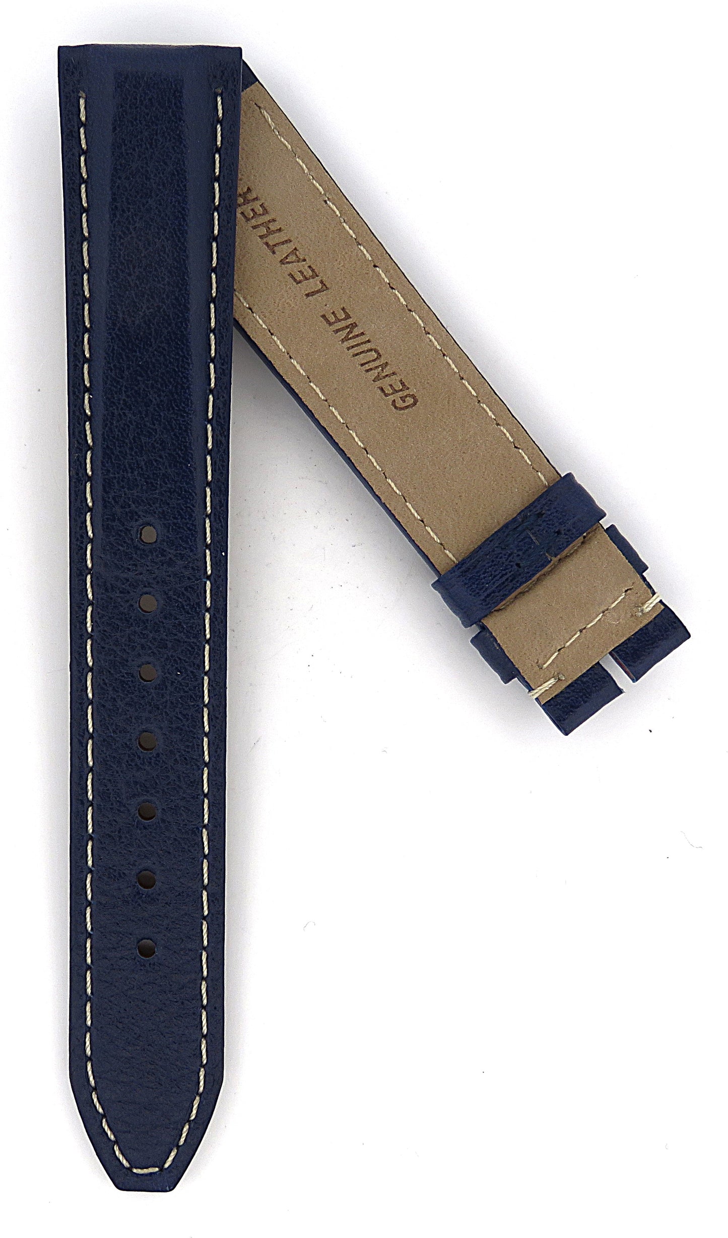 TAG Heuer New 2000 FC8084 WK1210 Blue Calfskin Strap 18mm - Genuine OEM