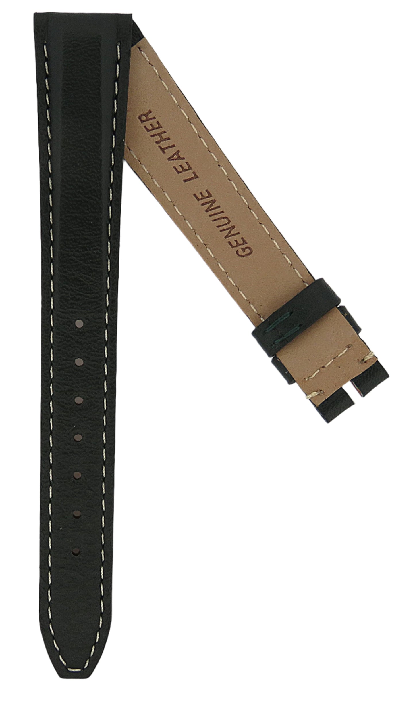 TAG Heuer New 2000 FC8087 WK1310 Green Calfskin Strap 15mm - Genuine OEM