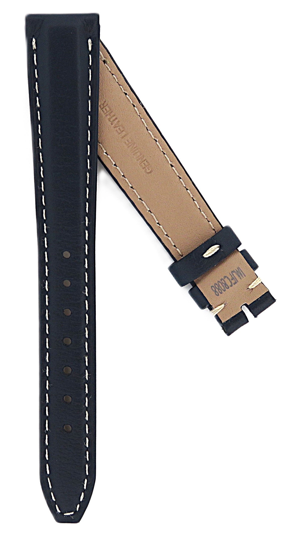 TAG Heuer New 2000 FC8088 WK1310 Blue Calfskin Strap 15mm - Genuine OEM