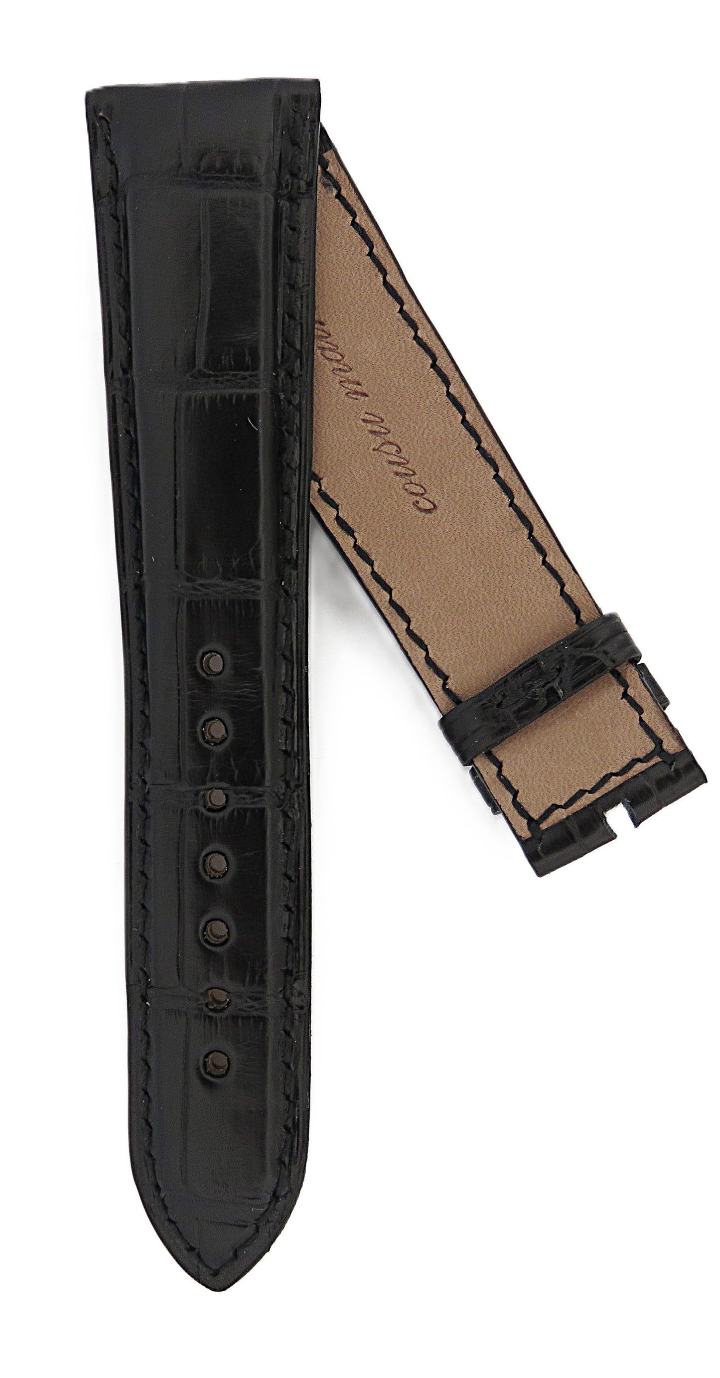 TAG Heuer Monaco FC8144 CW5140 Black Alligator Strap 22mm - Genuine OEM