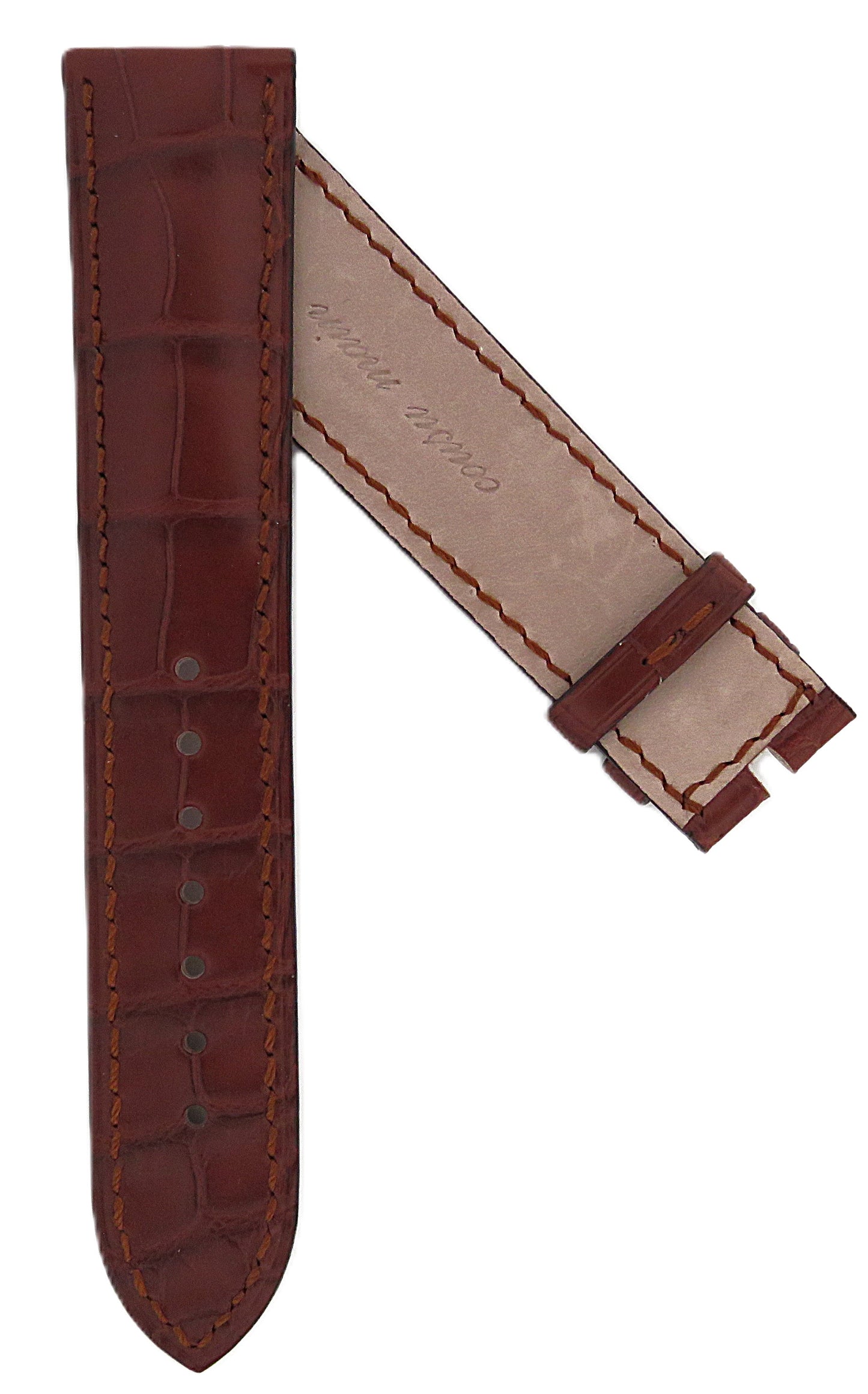 TAG Heuer Carrera FC8146 CR514A Gold Alligator Strap 20mm - Genuine OEM